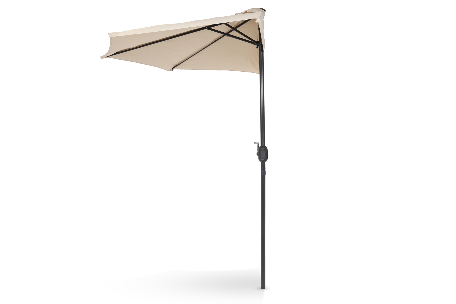 Parasol na balkon połówkowy Bima w Grey / Ecru - ecru Parasol na balkon połówkowy Bima 140 cm Grey / Ecru