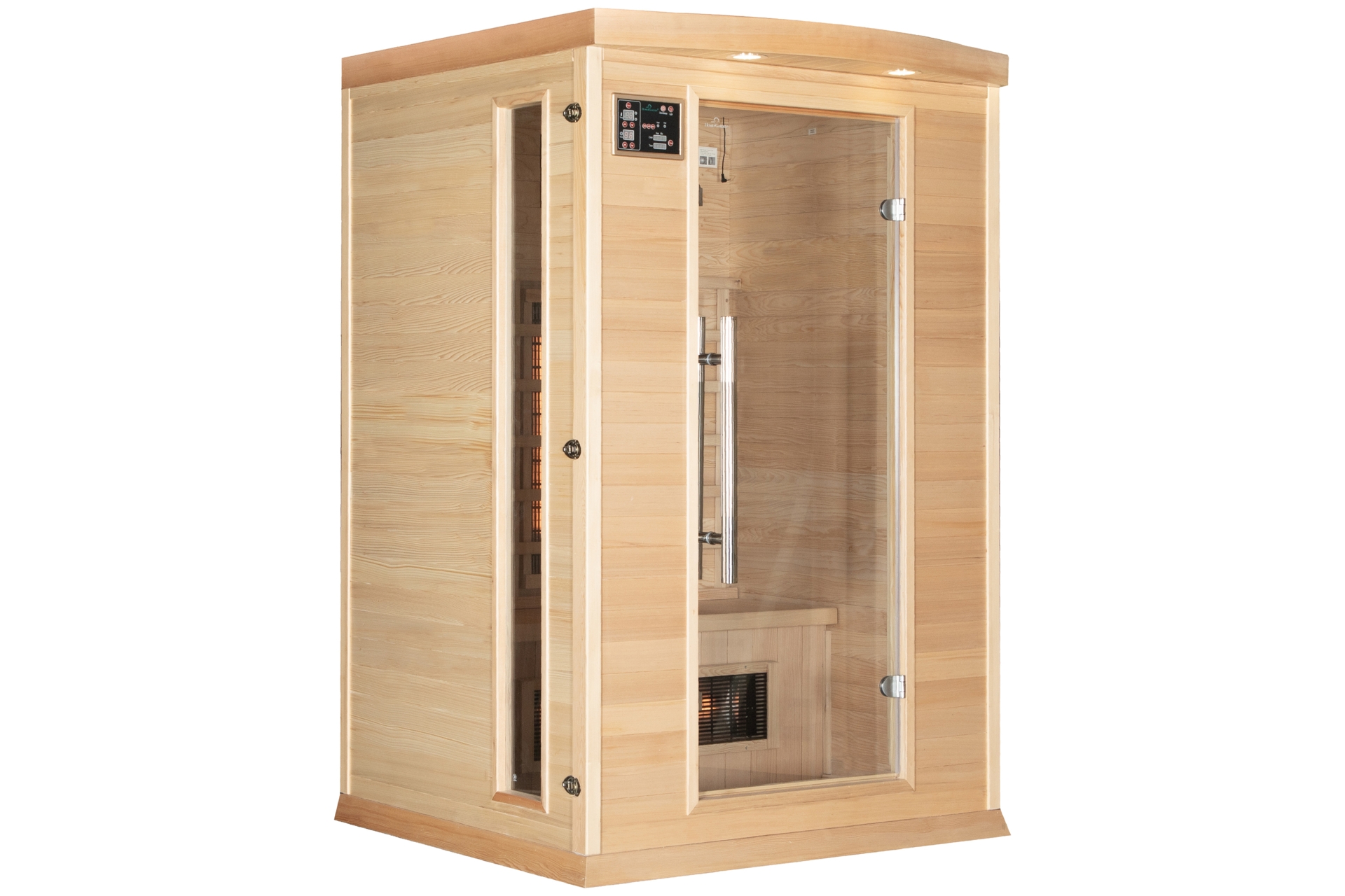 Sauna infrared DH2 z koloroterapią - 2 osobowa Sauna infrared DH2 Natural z koloroterapią 2-osobowa