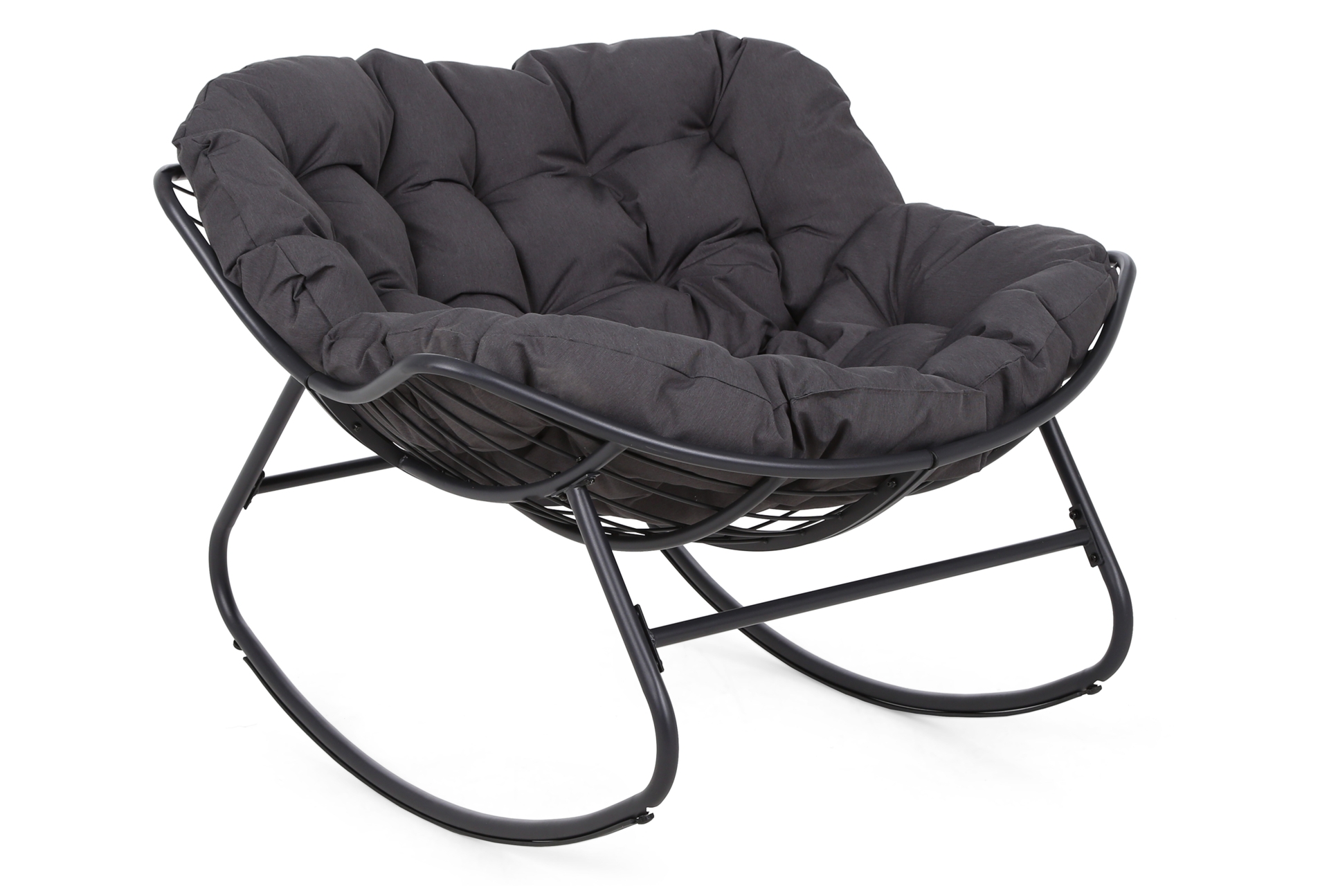 Fotel bujany Bari Grey / Grey Melange