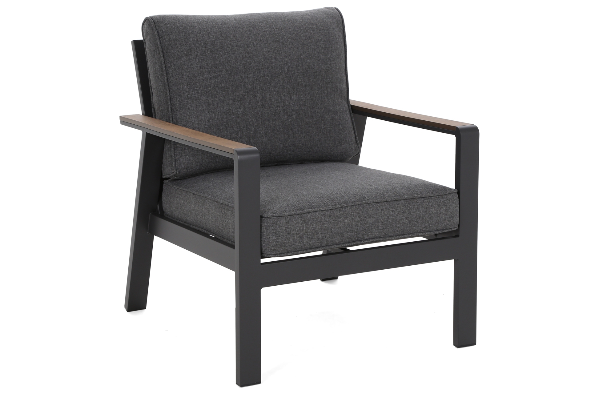 Narożne meble aluminiowe Turyn Dark Grey / Grey Melange