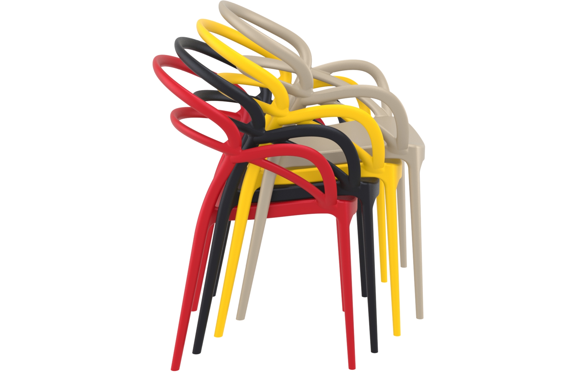 Krzesło Siesta Mila Yellow