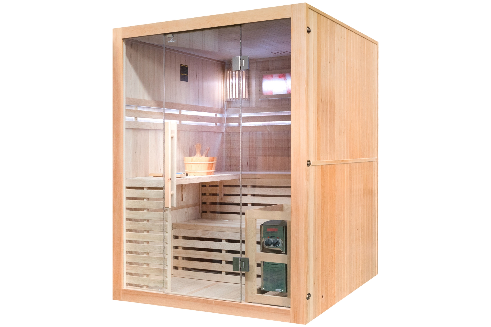 Sauna fińska Nordum Solea R 3-osobowa naturalna - 3-4 osobowa Sauna fińska Nordum Solea R 3-osobowa naturalna