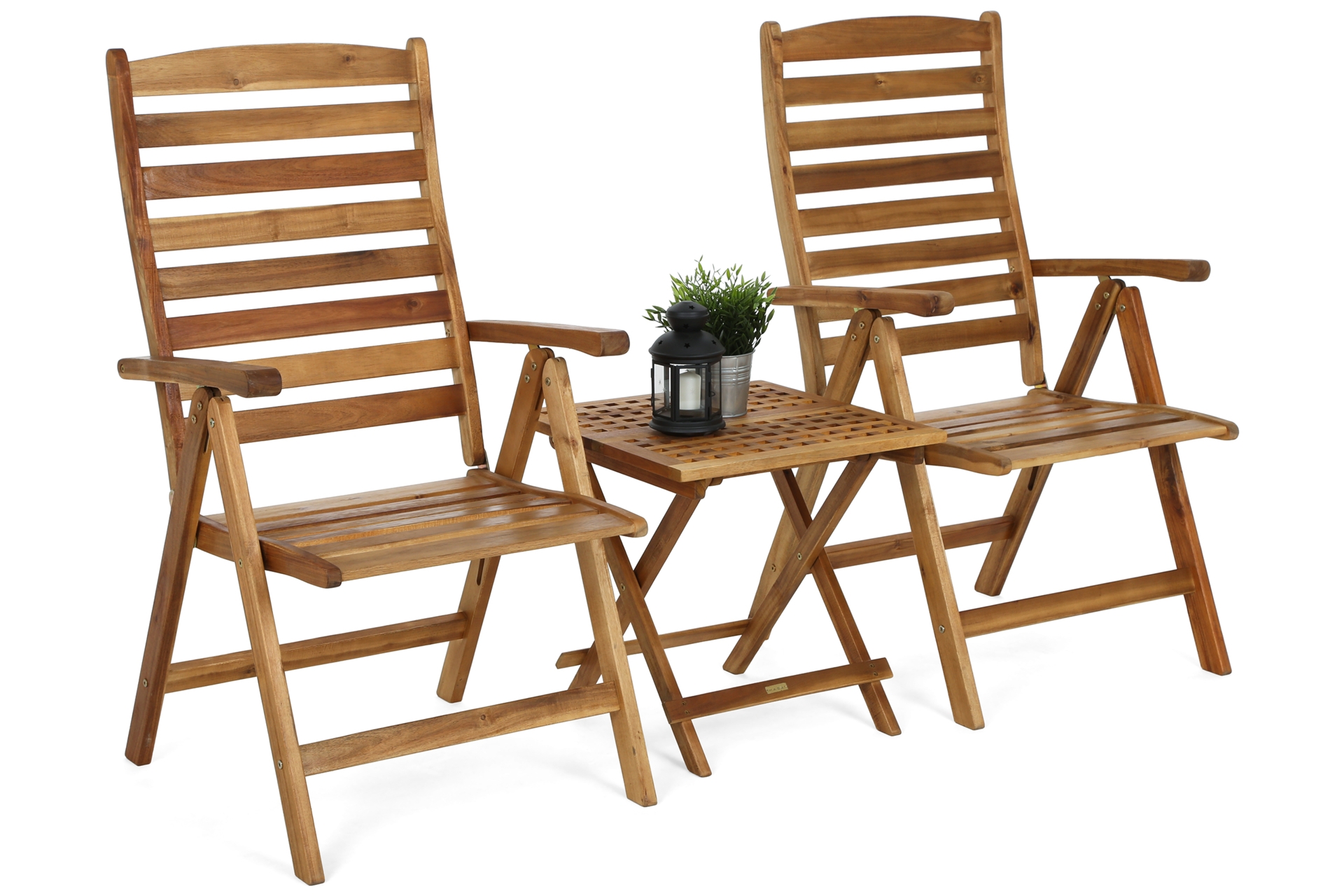 Meble ogrodowe drewniane Akacja 50 cm 2+1