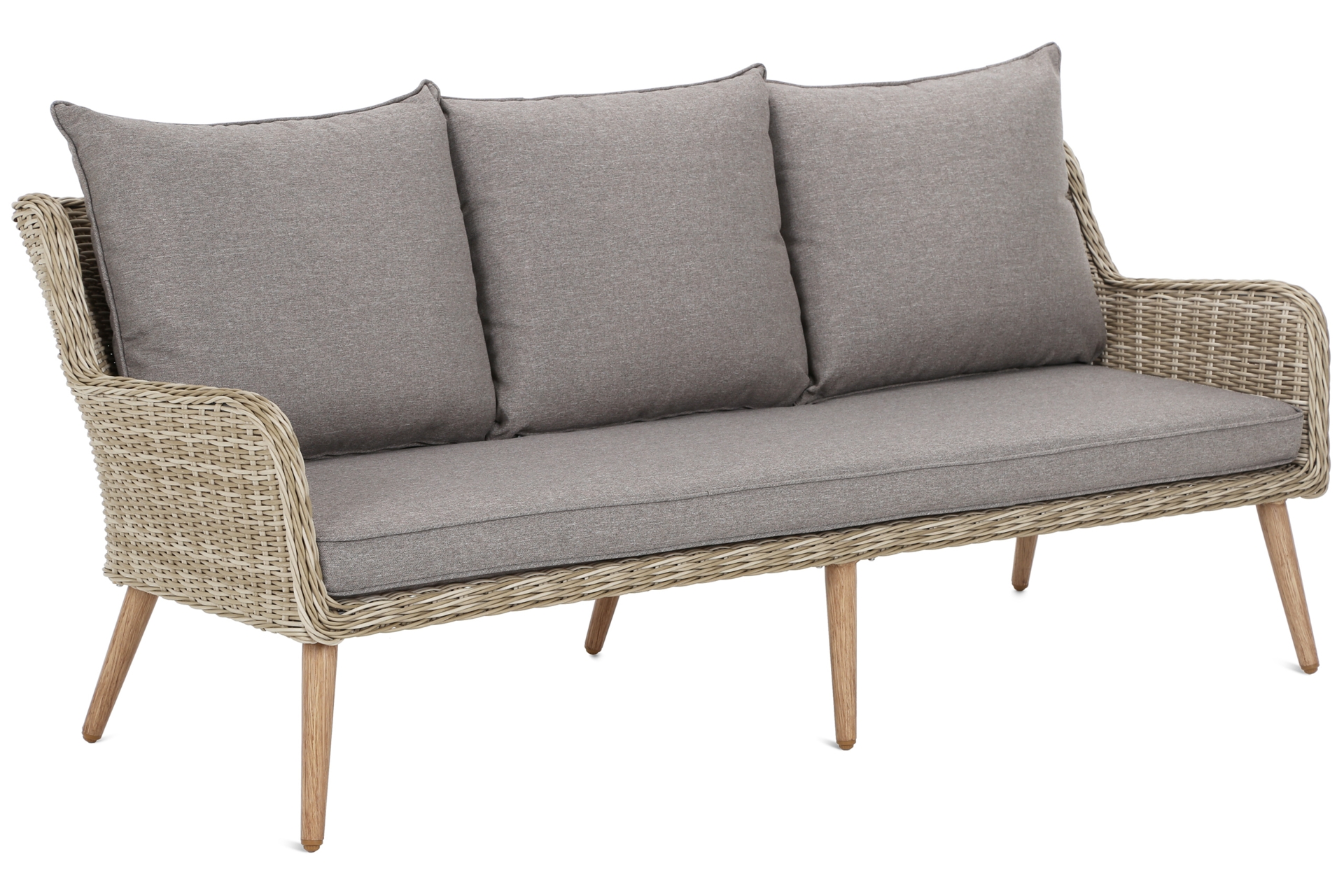 Meble ogrodowe technorattanowe Almeria Beige / Beige Melange