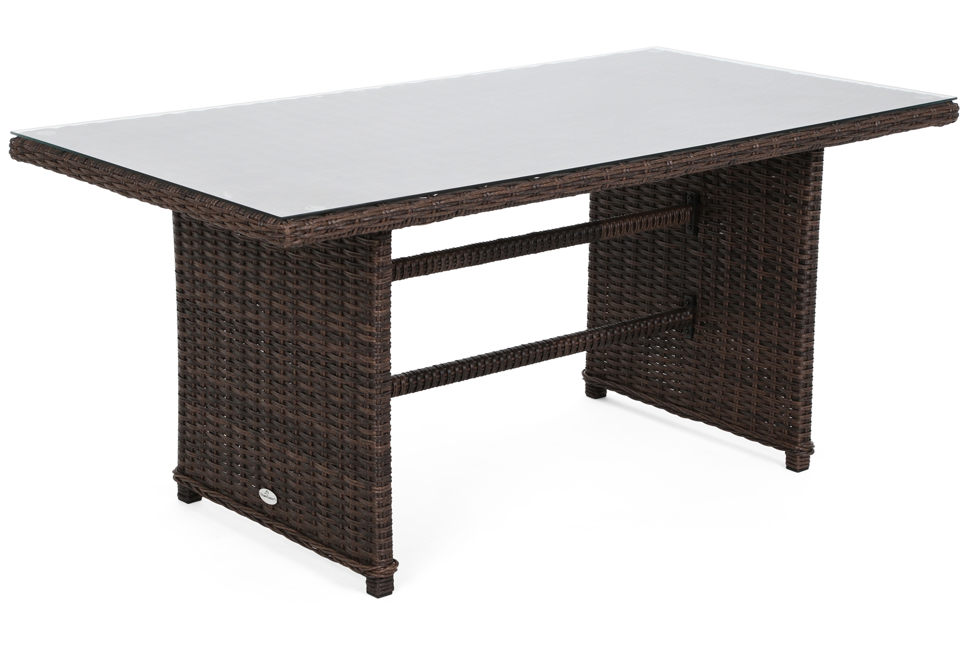 Meble ogrodowe technorattanowe Bergamo Brown Mat / Brown Melange