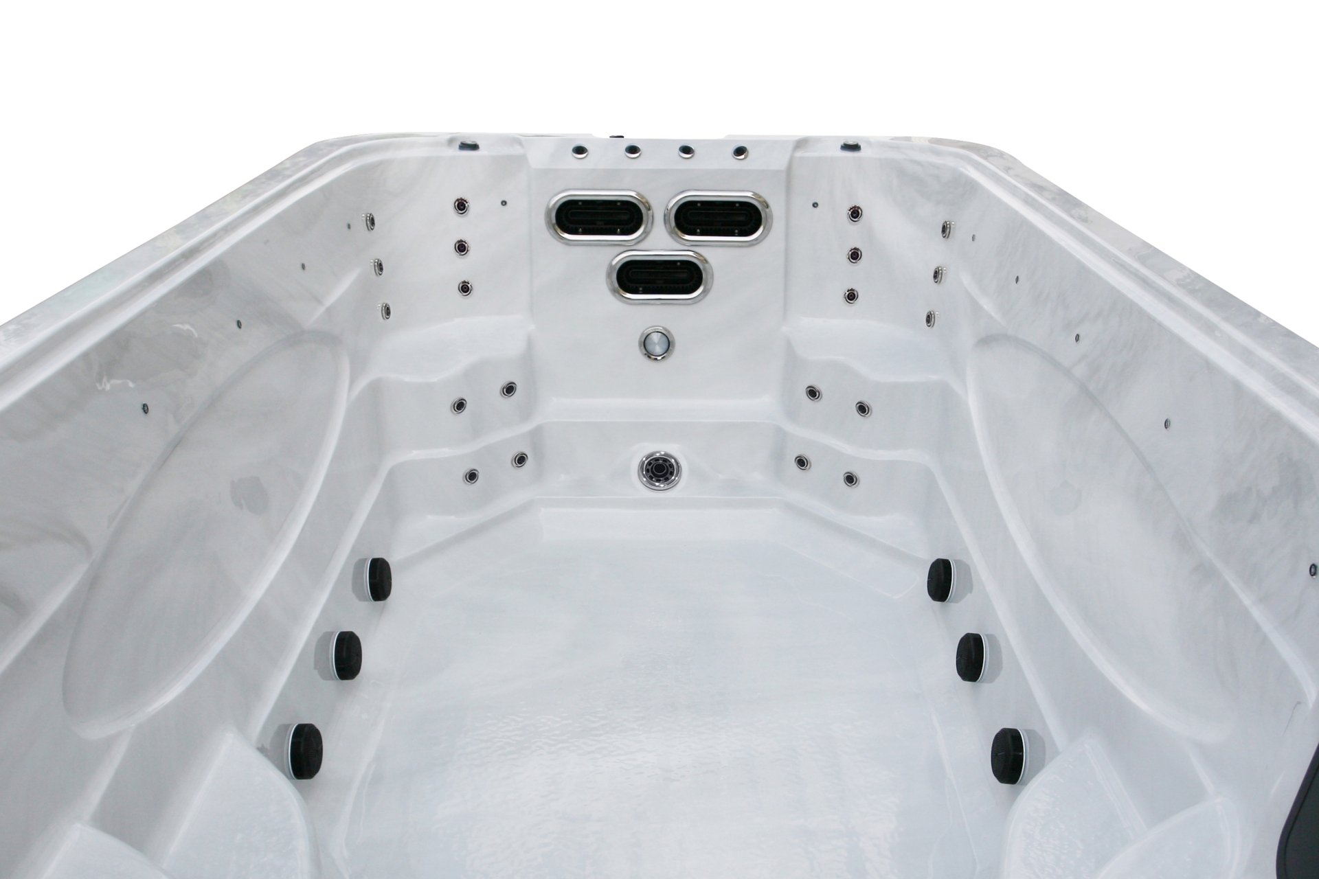 Basen ogrodowy z przeciwprądem i hydromasażem Hanscraft Asgard 480 x 230 cm - całoroczny - ocieplony Basen ogrodowy z przeciwprądem i hydromasażem Hanscraft Asgard 480 x 230 cm