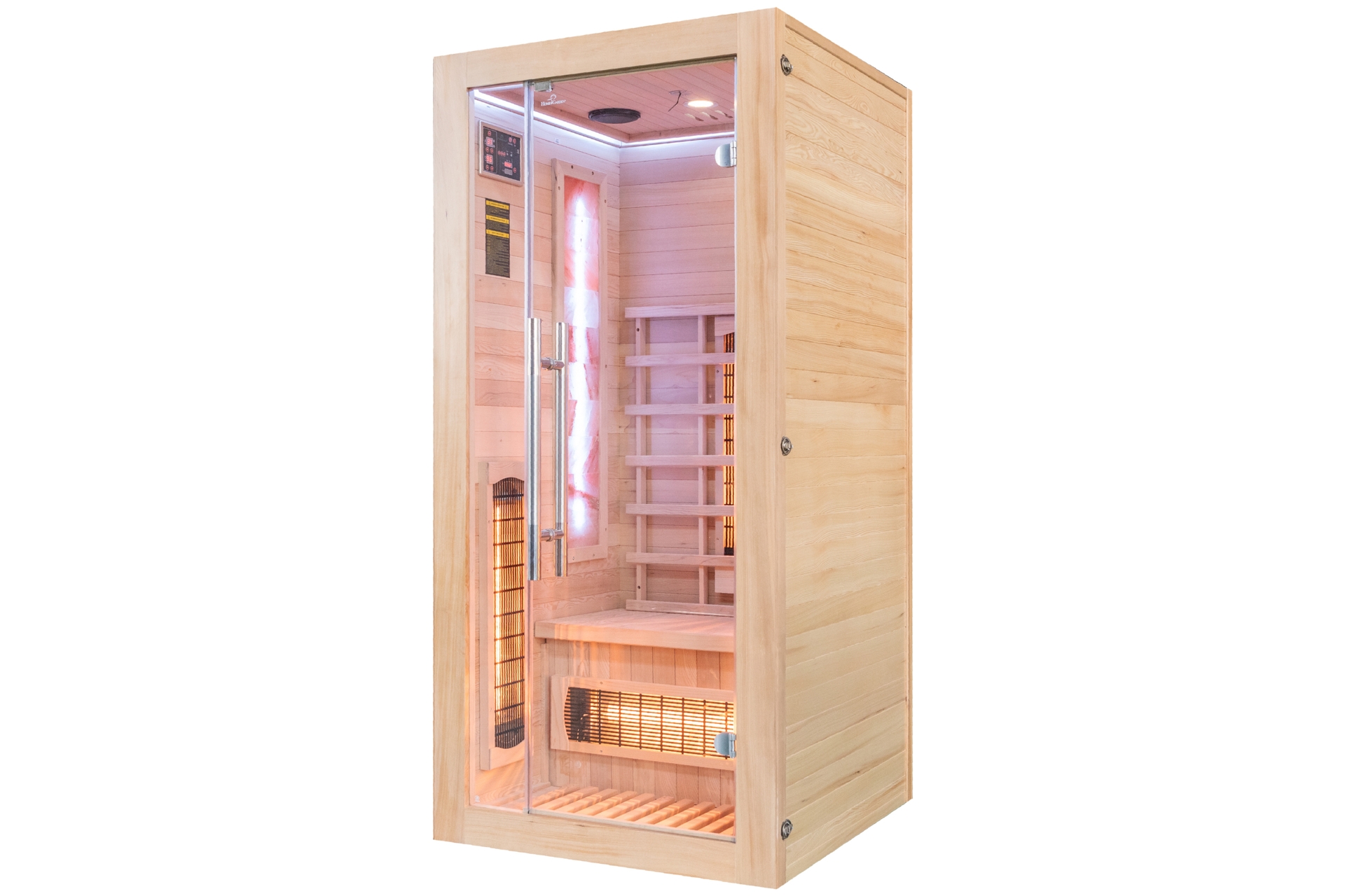 Sauna infrared Nordum Solea 1-osobowa naturalna - z jodły kanadyjskiej Sauna infrared Nordum Solea 1-osobowa naturalna