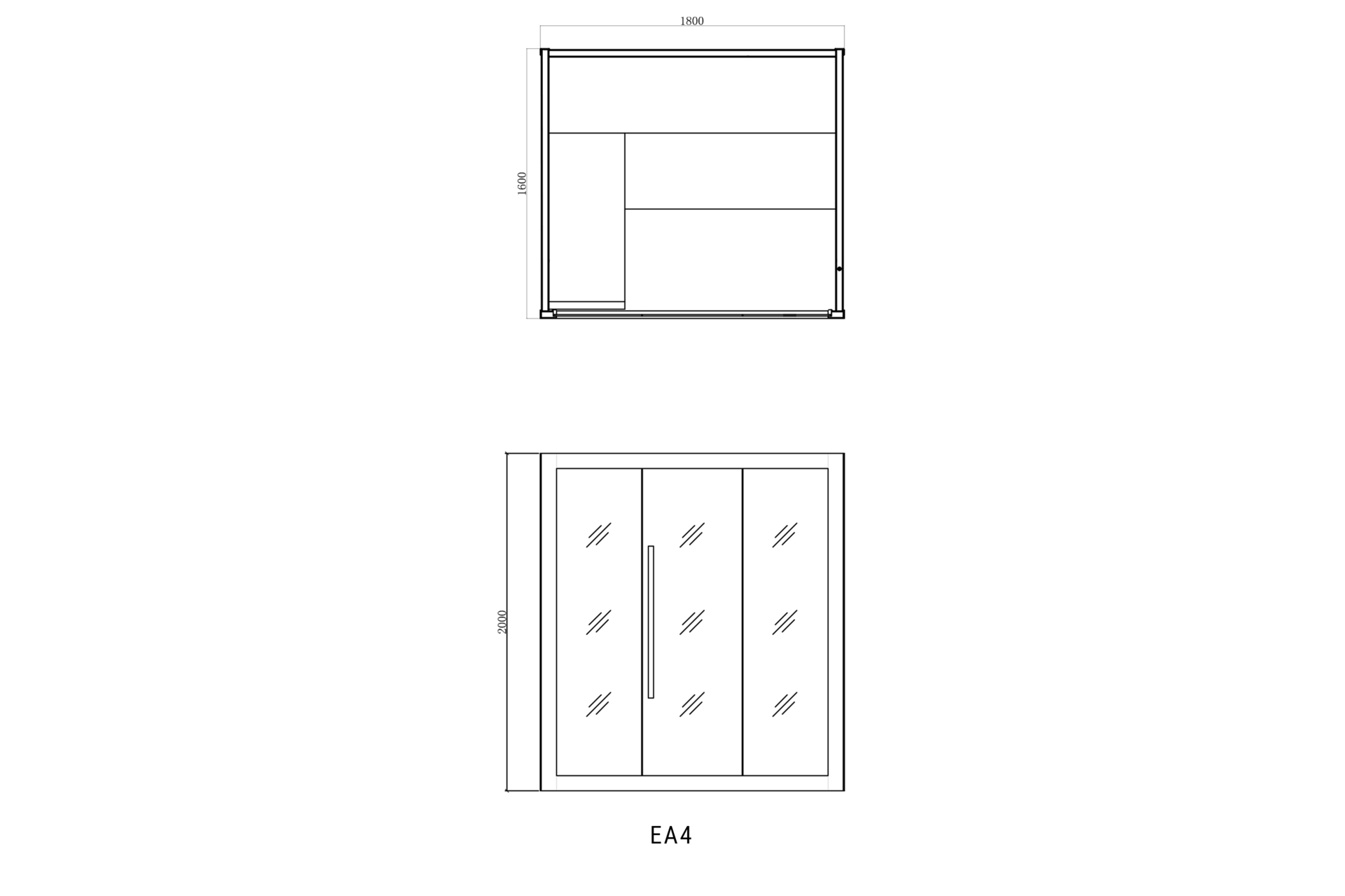 Sauna fińska EA4 Grey z piecem