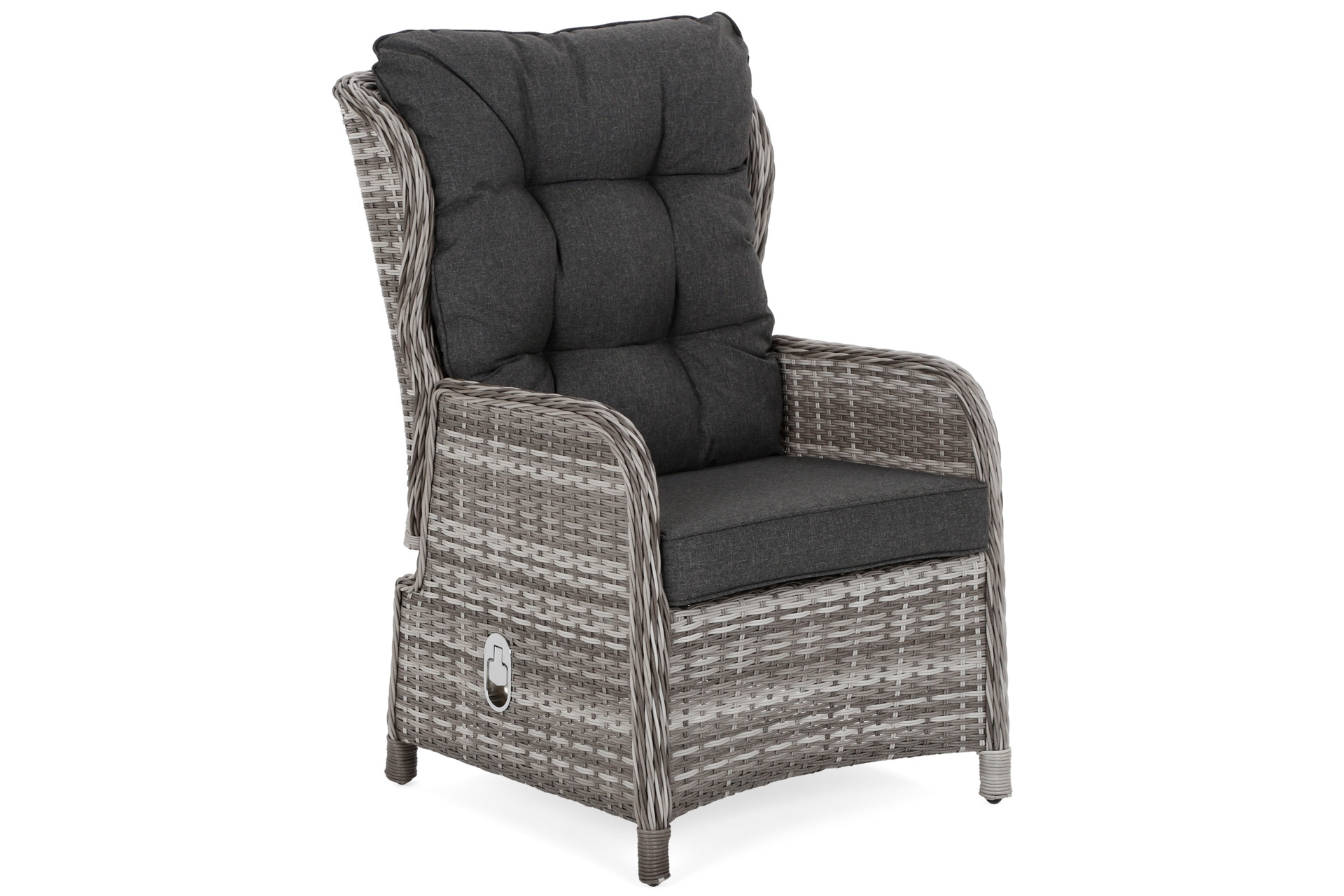 Meble ogrodowe technorattanowe Sofia jasnoszare dwuosobowe Meble ogrodowe technorattanowe Sofia Light Grey / Grey Melange