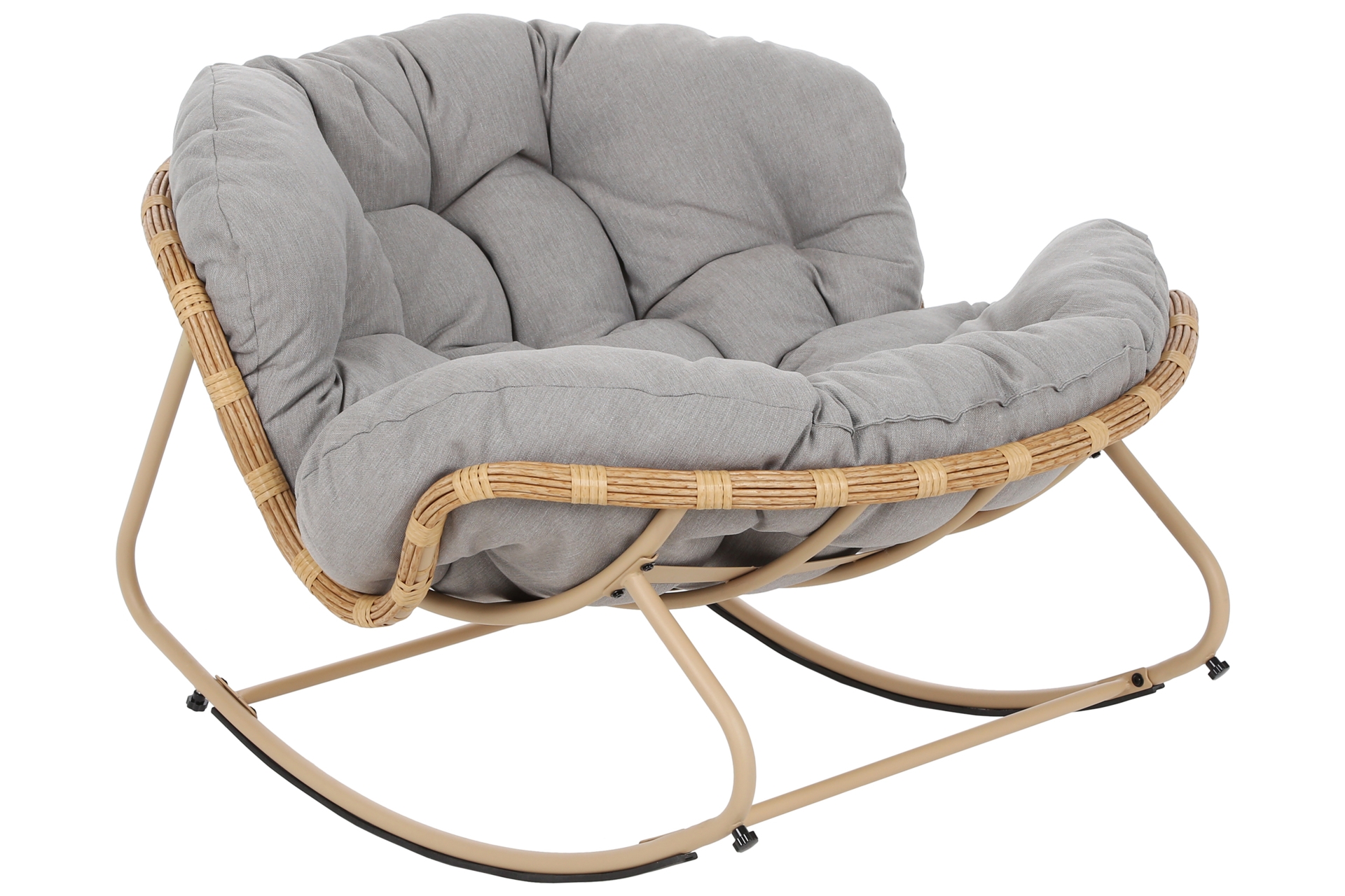 Zestaw foteli technorattanowych Palermo Beige / Light Grey