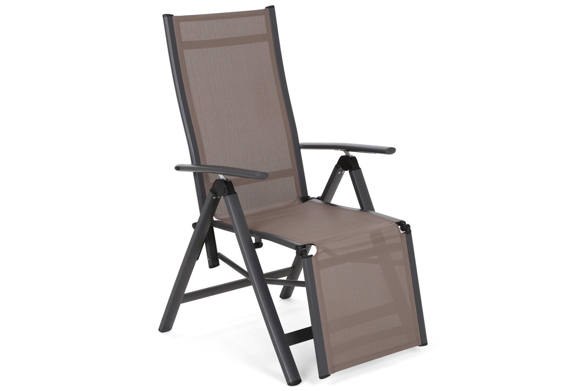 Zestaw krzeseł ogrodowych aluminiowych Ibiza Relax Grey / Taupe