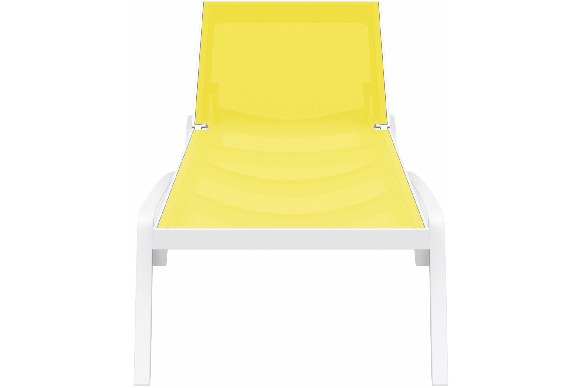 Leżak ogrodowy Siesta Pacific White / Yellow