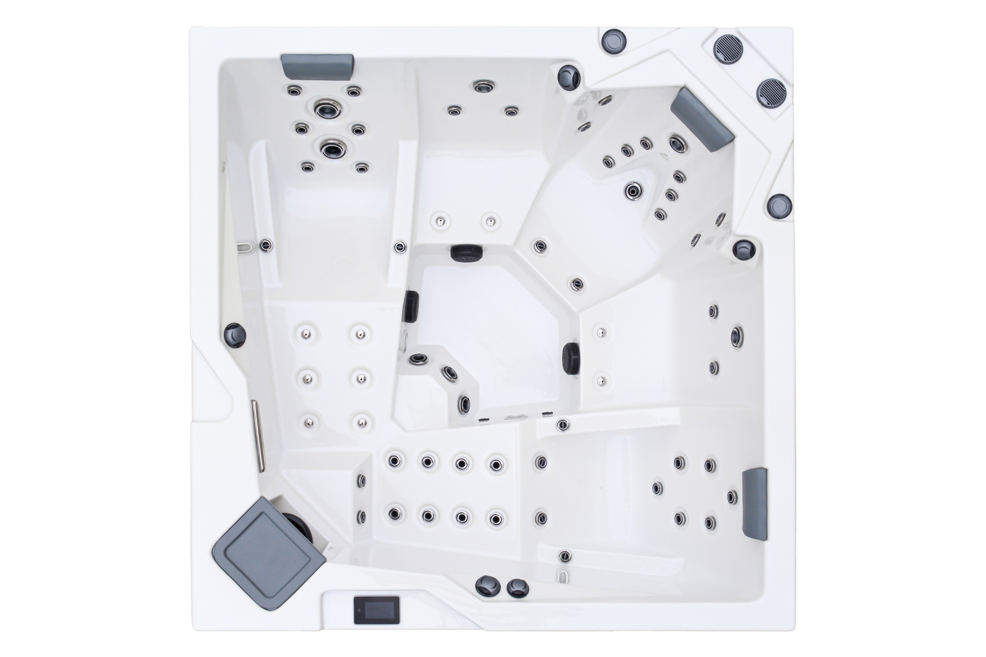 Wanna z hydromasażem Hanscraft Onyx Oka4 - dla 5 osób - dwie pompy do masażu Wanna ogrodowa z hydromasażem Hanscraft Onyx Oka4