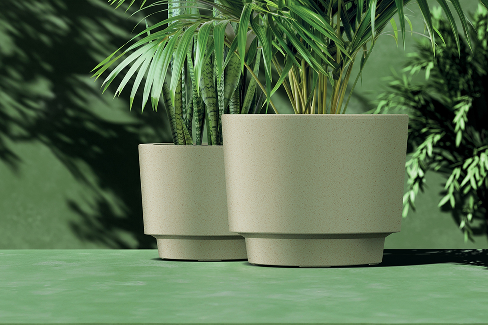 Donica ogrodowa Splito Round Sand 25 l