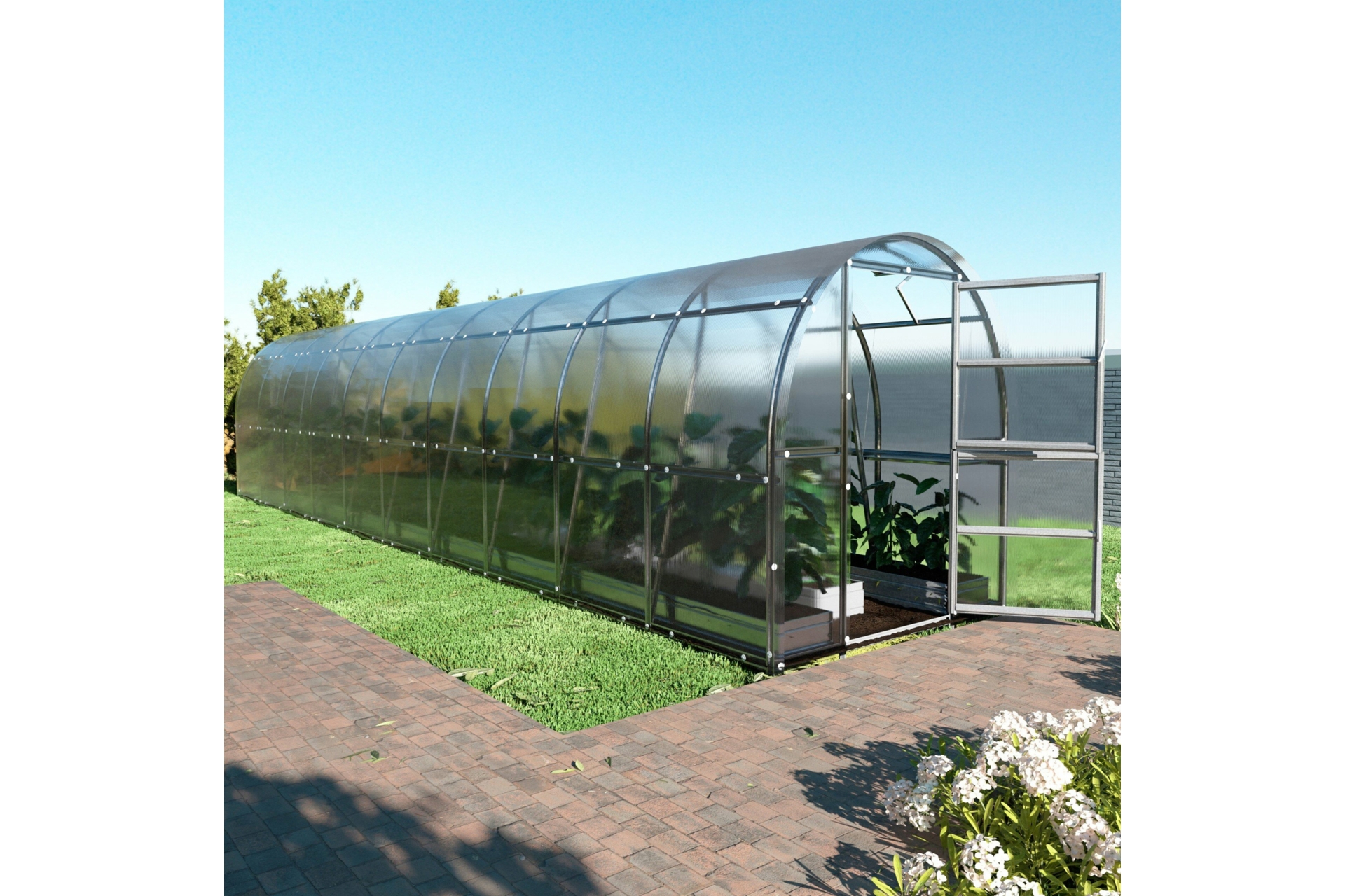 Szklarnia ogrodowa z poliwęglanu Terplant Comfort 2x10 m