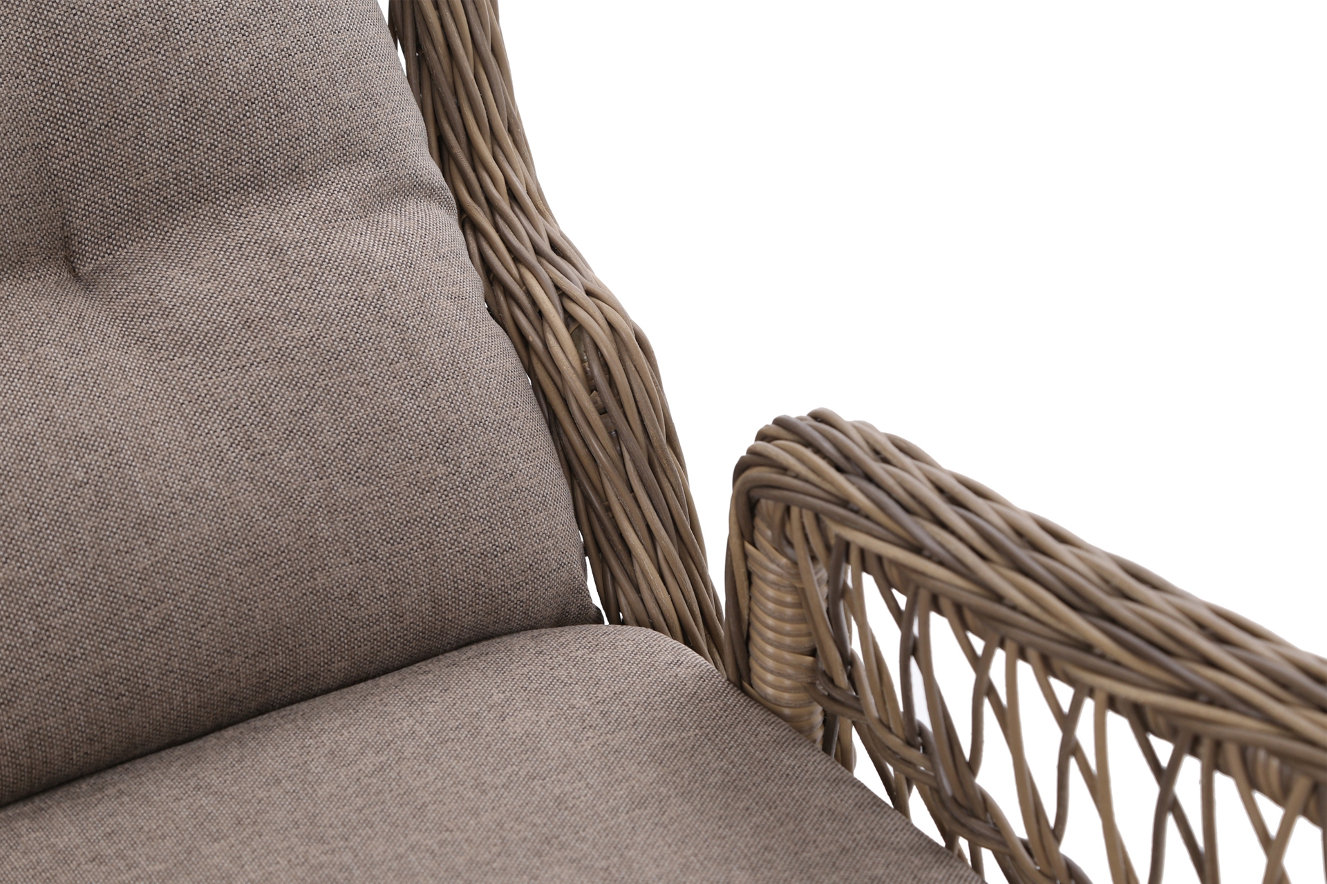 Meble ogrodowe technorattanowe Corfu Light Brown / Beige Melange