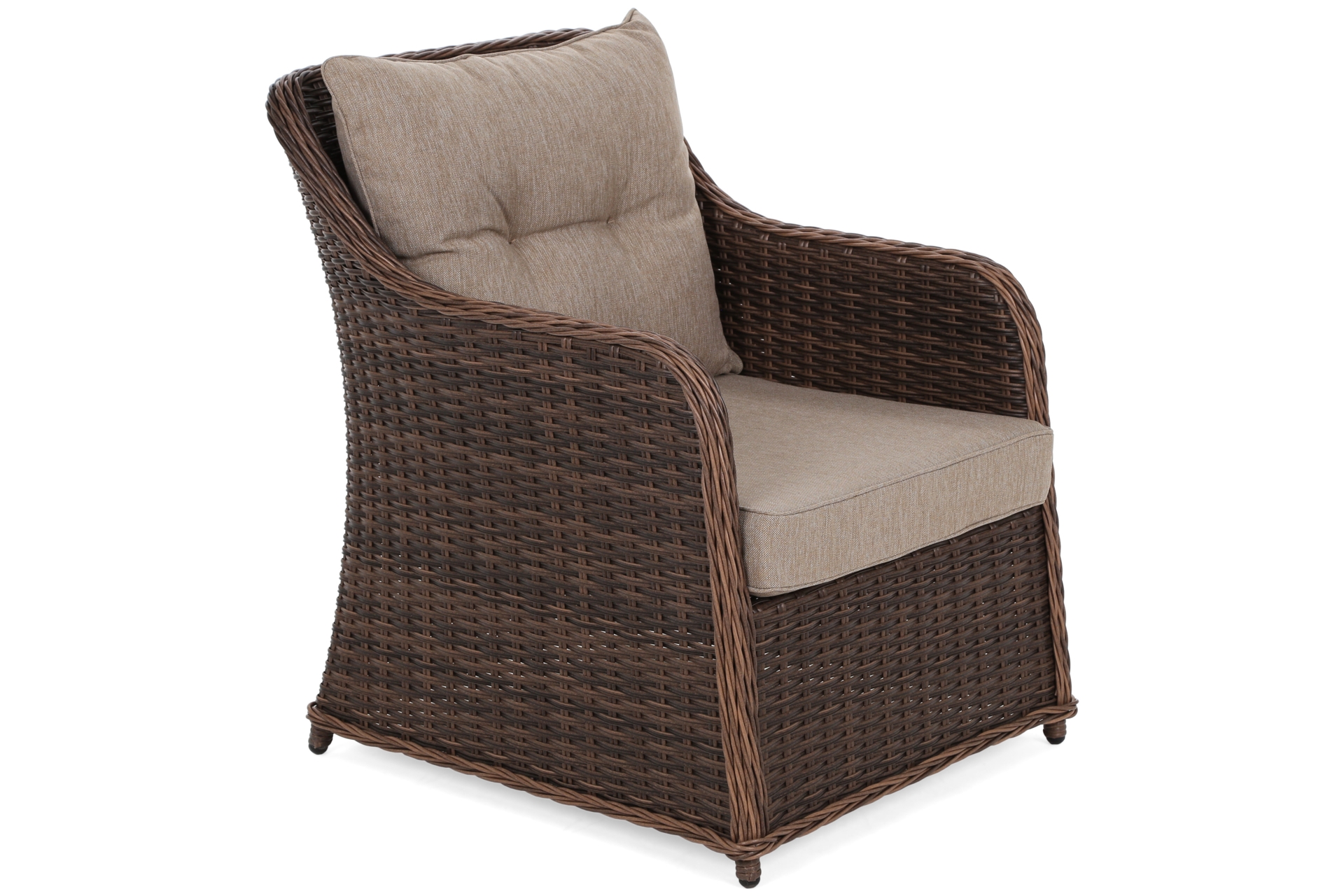 Meble ogrodowe technorattanowe Bergamo Elegant Brown Mat / Brown Melange