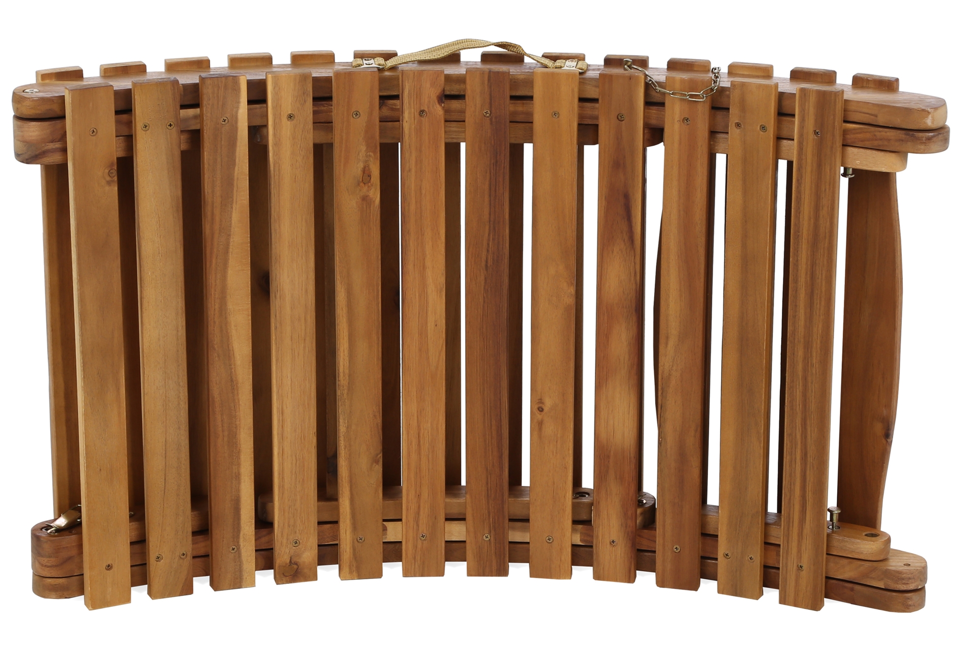 Leżanka ogrodowa drewniana Akacja Lux z poduszką