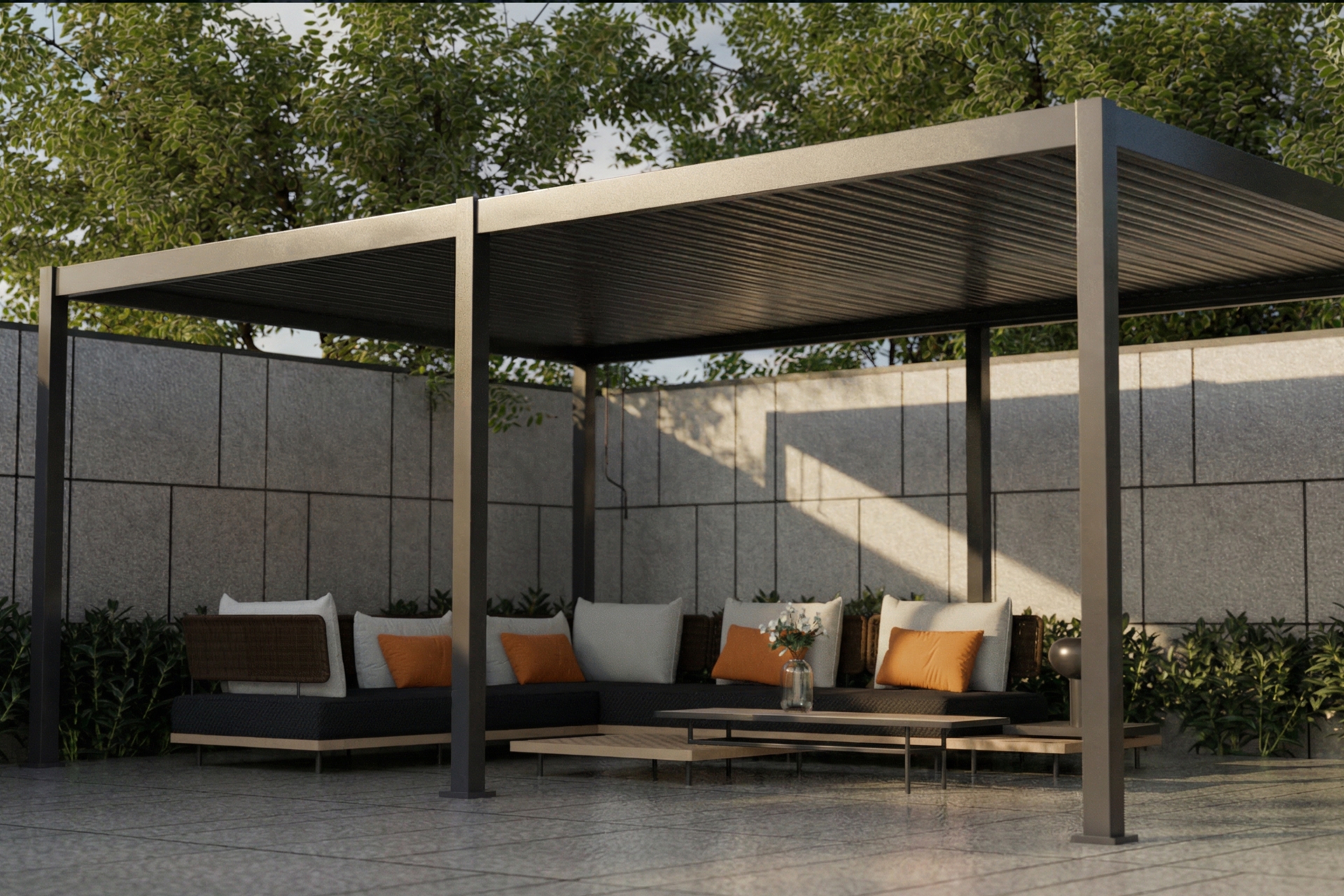 Pergola ogrodowa Schatler Modern 6x4 m