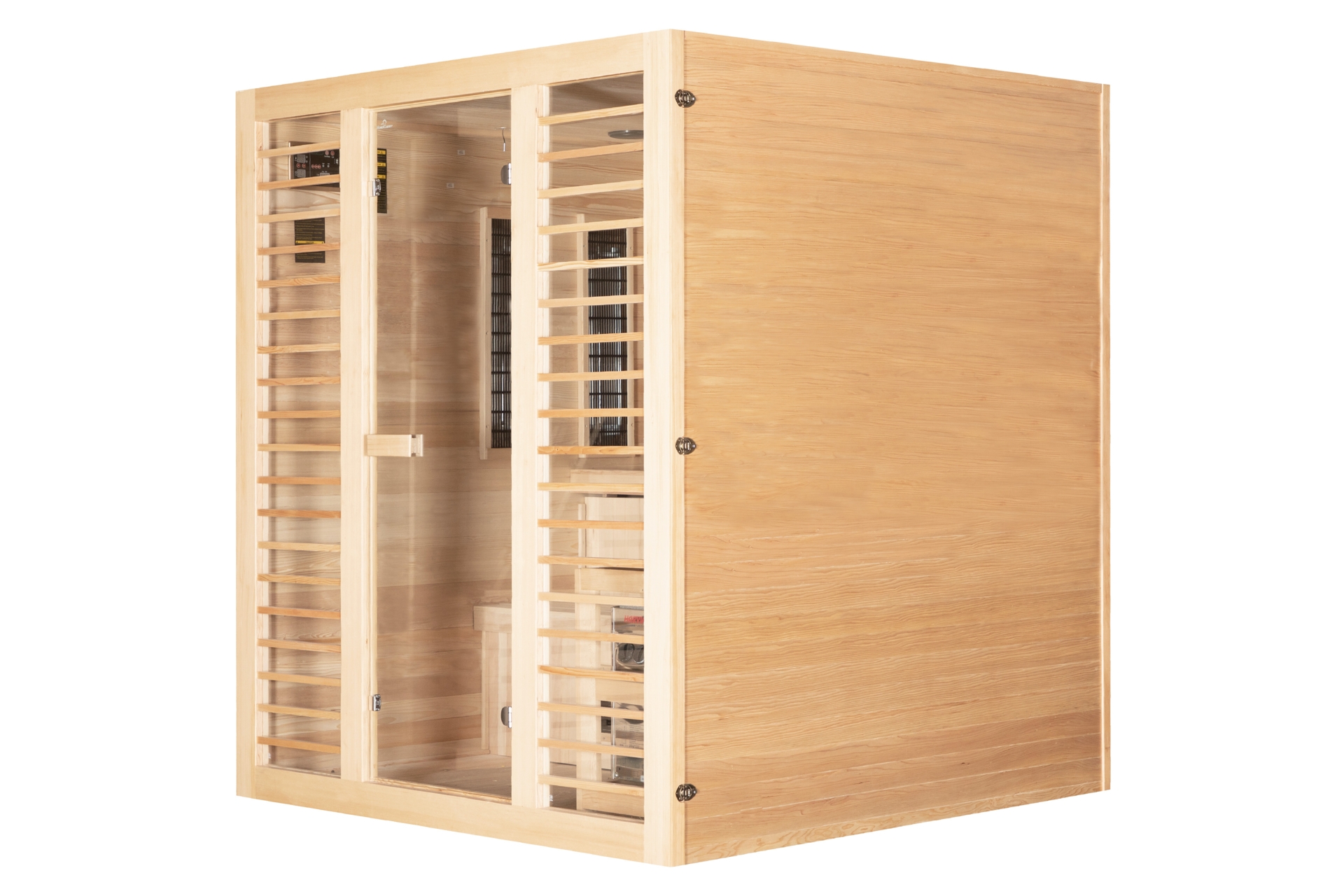 Sauna hybrydowa Nordum Combi 4-osobowa naturalna