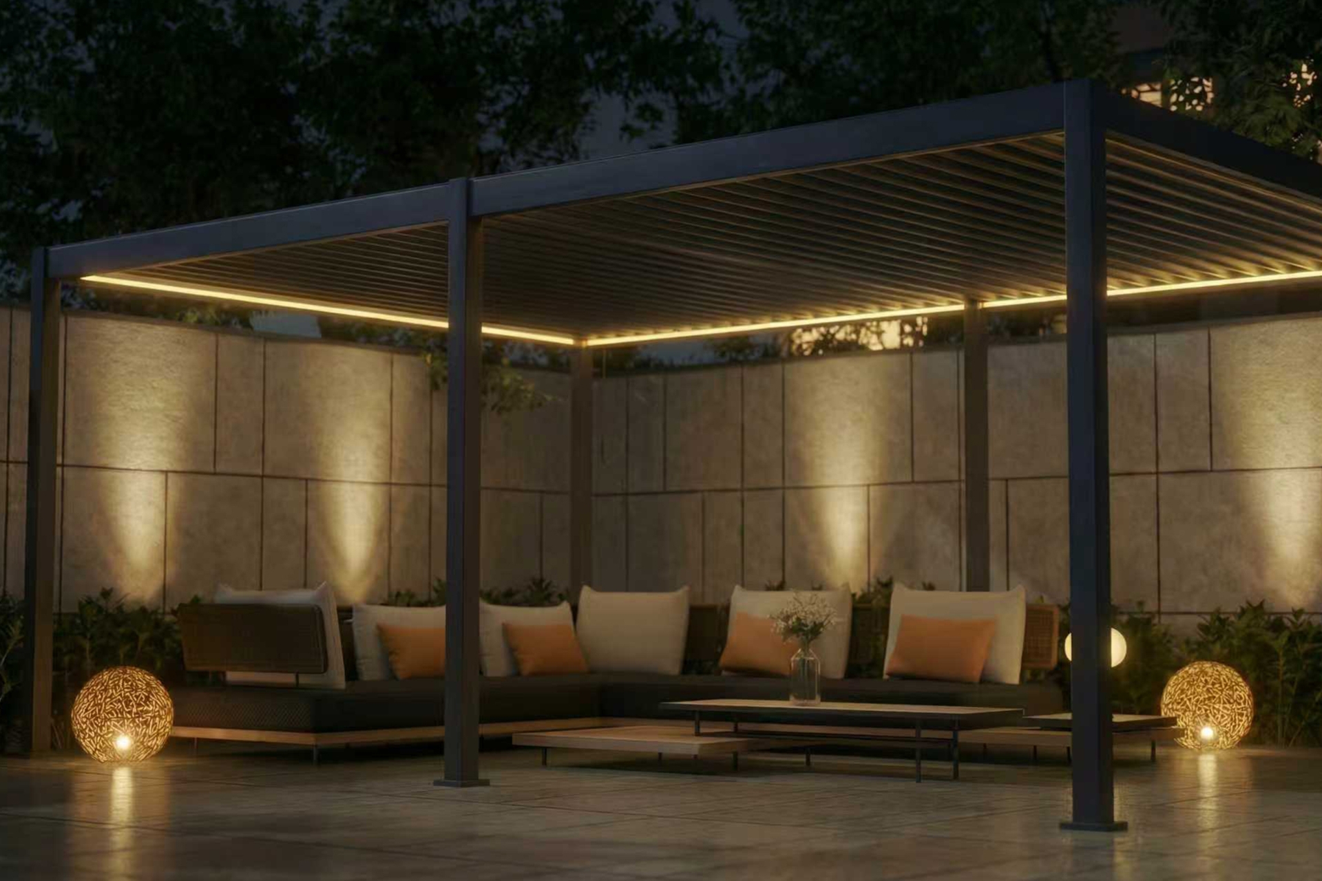 Pergola ogrodowa Schatler Modern 6x4 m