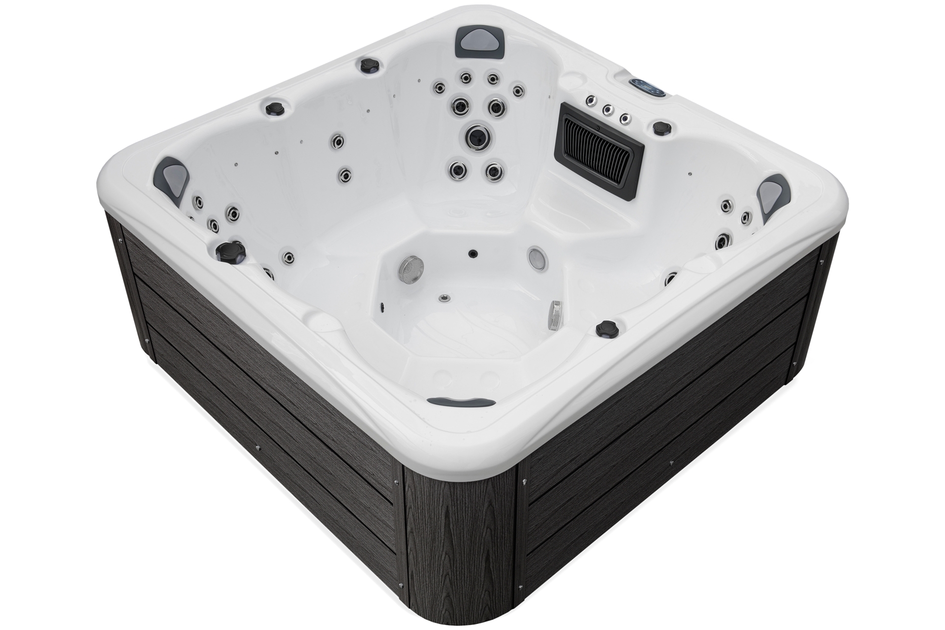 Wanna ogrodowa z hydromasażem Aquess Zenya 5002 7-osobowa