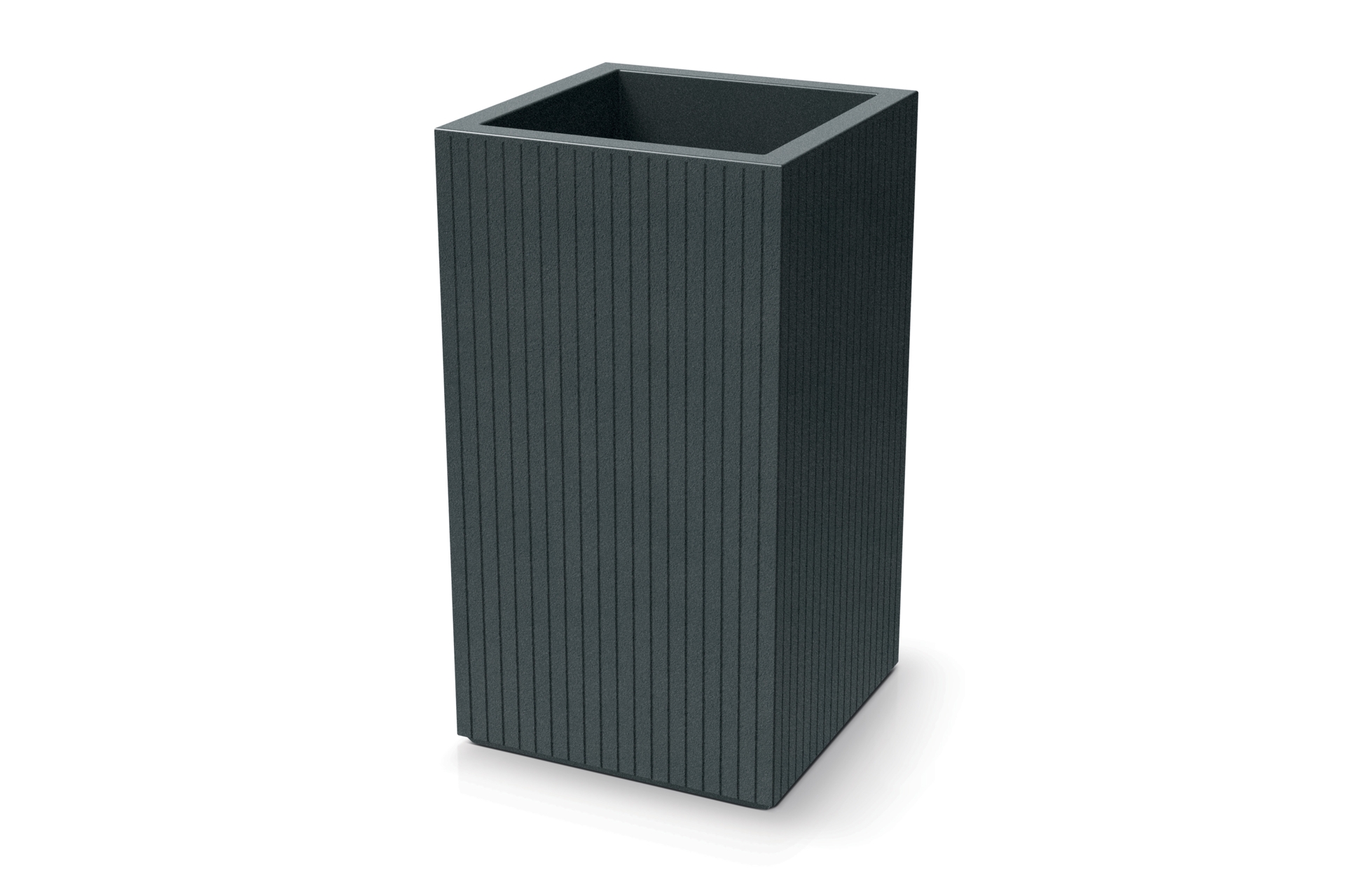 Donica ogrodowa Coro Square High Graphite 27 l