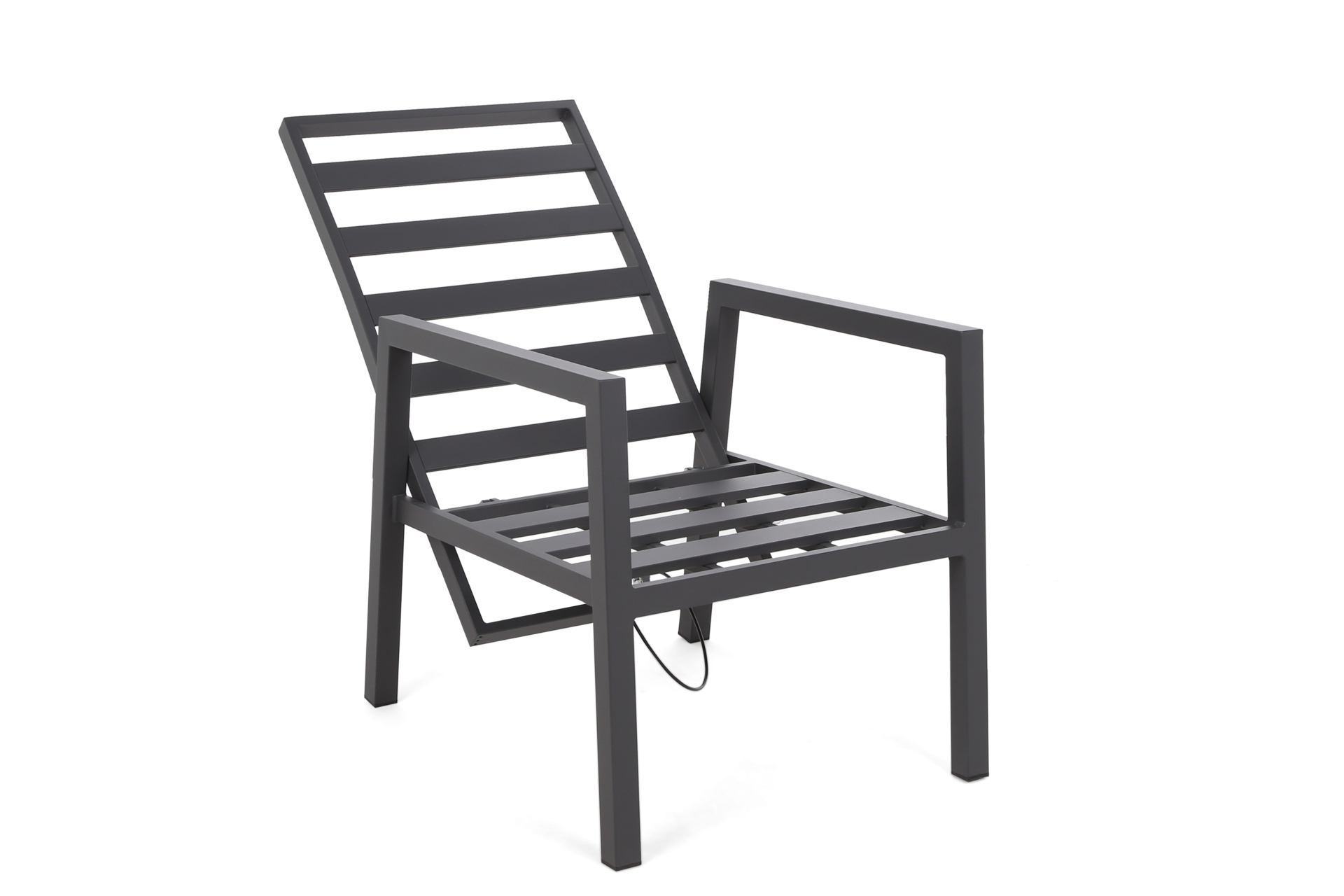 Meble ogrodowe aluminiowe Morton Dark Grey / Grey Melange