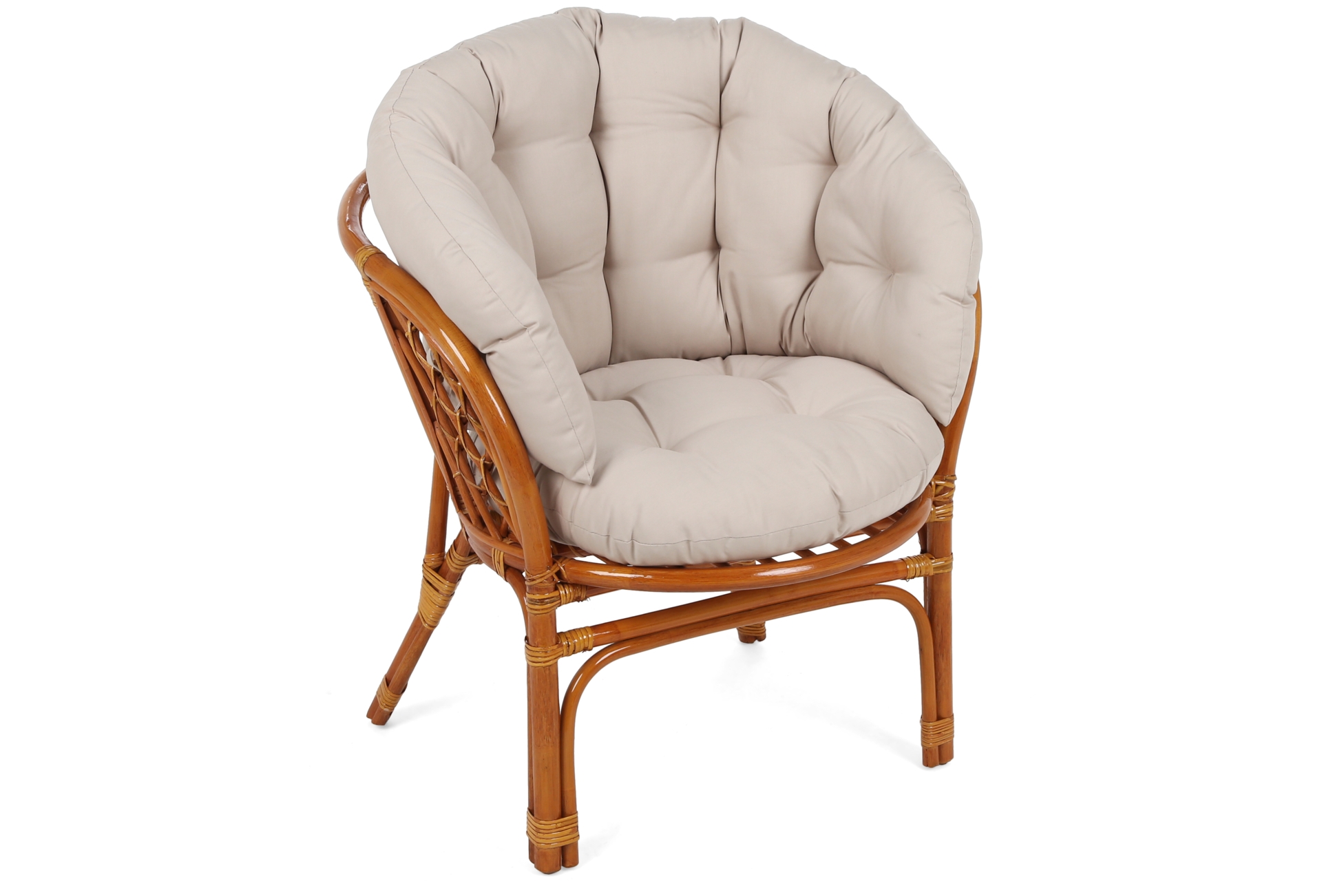 Meble ogrodowe rattanowe Bahama Orange / Cream 2+1 - dla 3 osób Meble ogrodowe rattanowe Bahama Orange / Cream 2+1