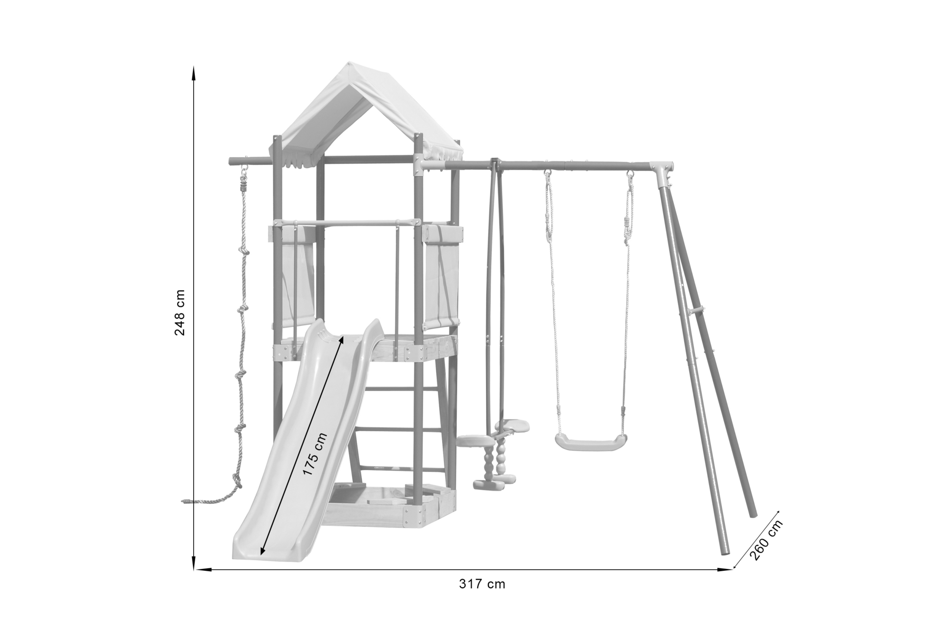 Plac zabaw do ogrodu Zielona Dżungla
