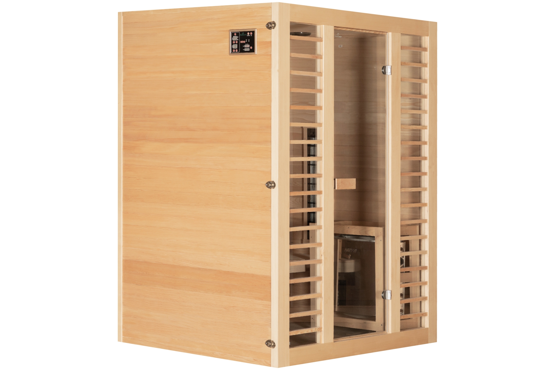 Sauna hybrydowa Nordum Combi 3-osobowa naturalna - fińska i infrared Sauna hybrydowa Nordum Combi 3-osobowa naturalna