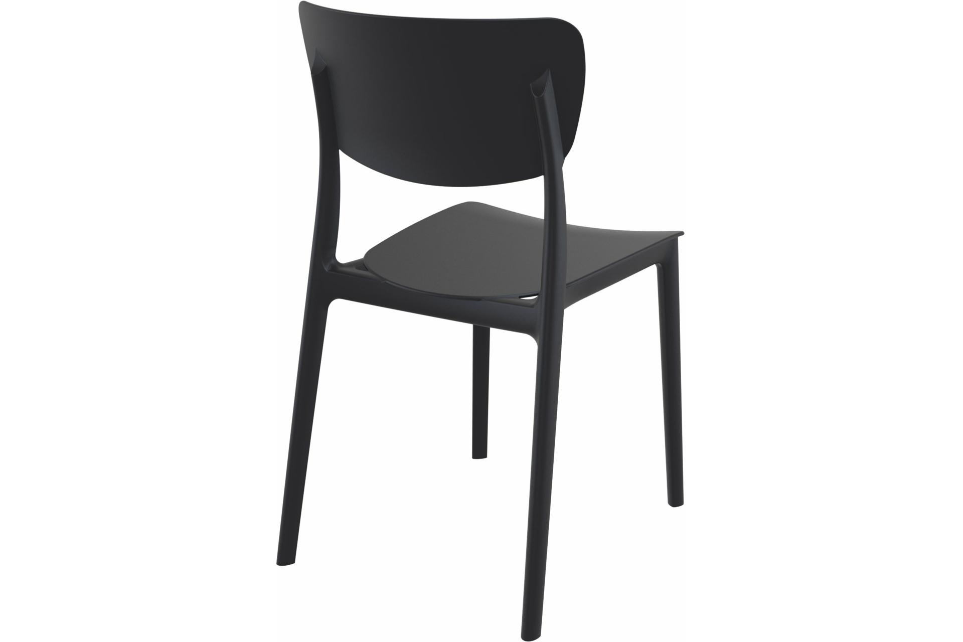 Krzesło Siesta Monna czarne do restauracji Krzesło Siesta Monna Black