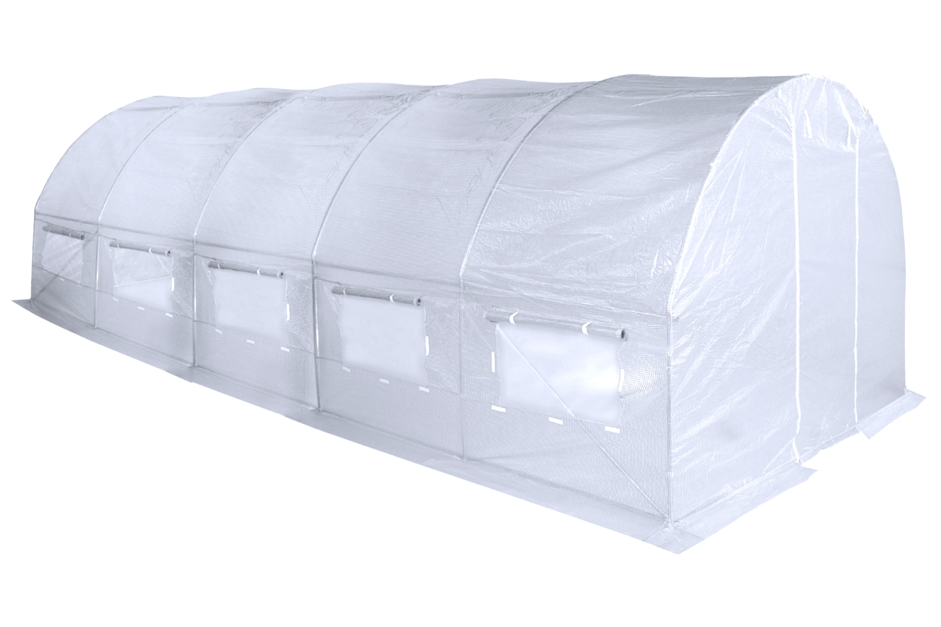 Tunel foliowy 2,5x8 m wzmocniony biały