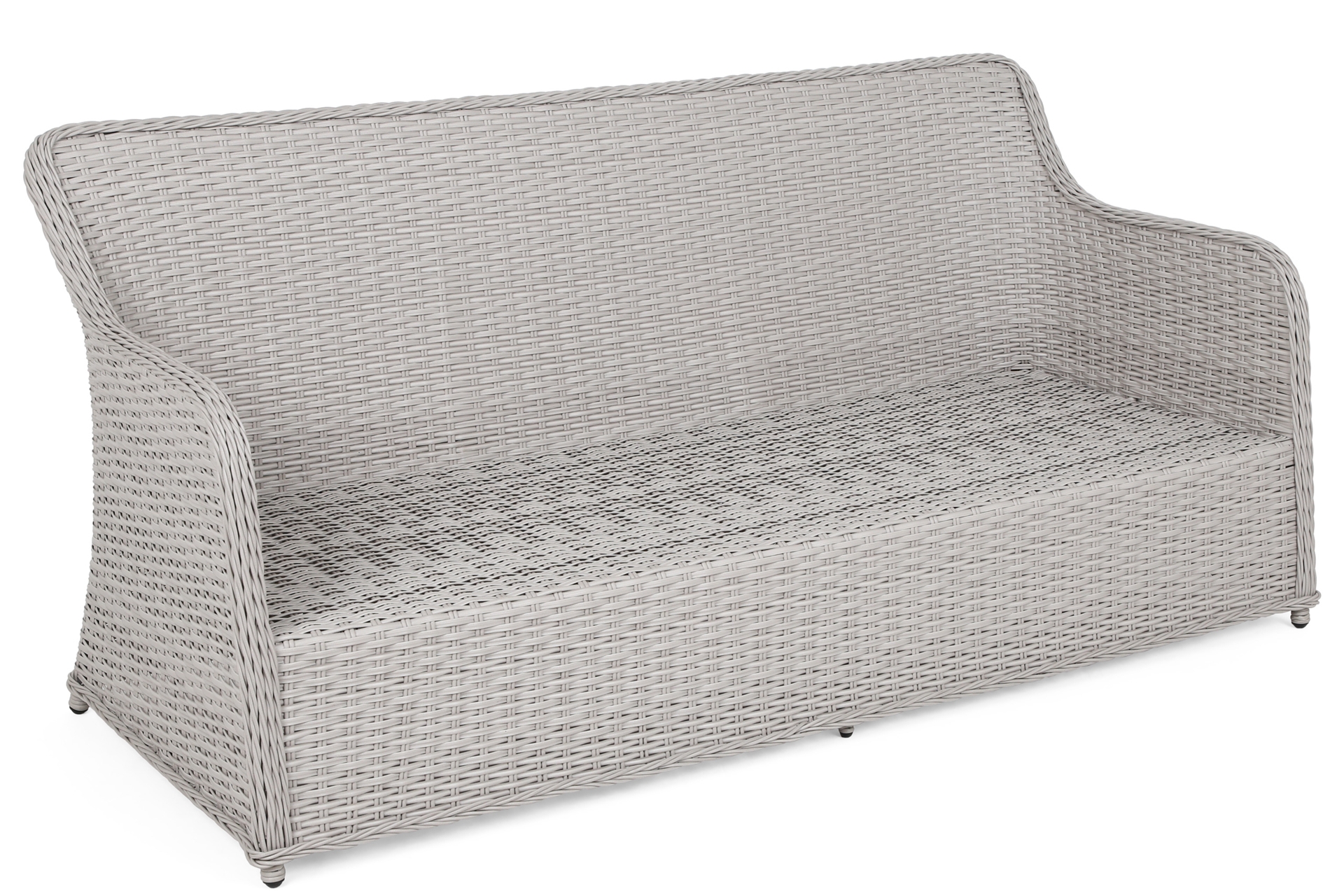 Meble ogrodowe technorattanowe Bergamo White / Grey