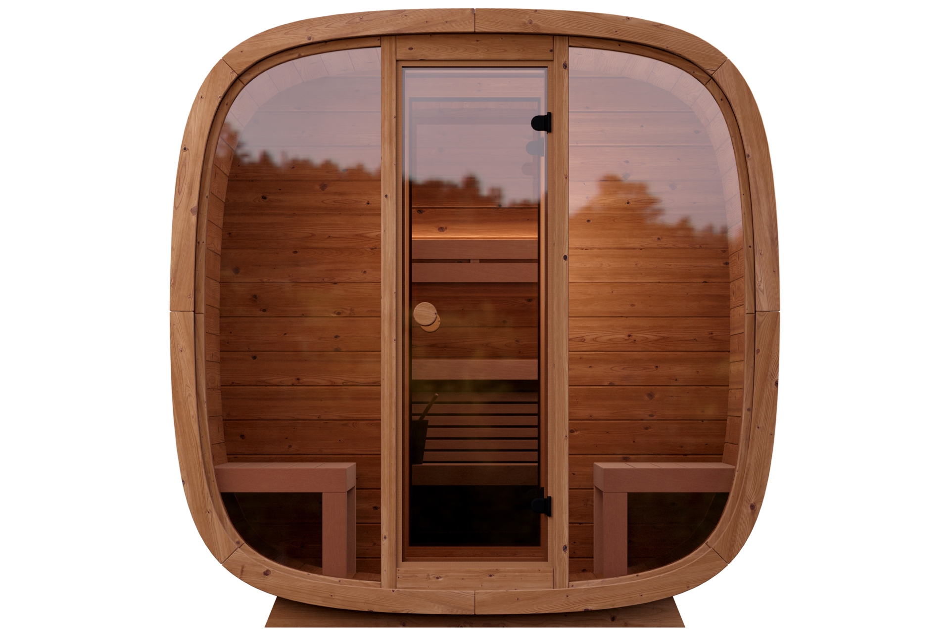 Sauna fińska zewnętrzna Leil® Saunas Dice Dual 4-osobowa