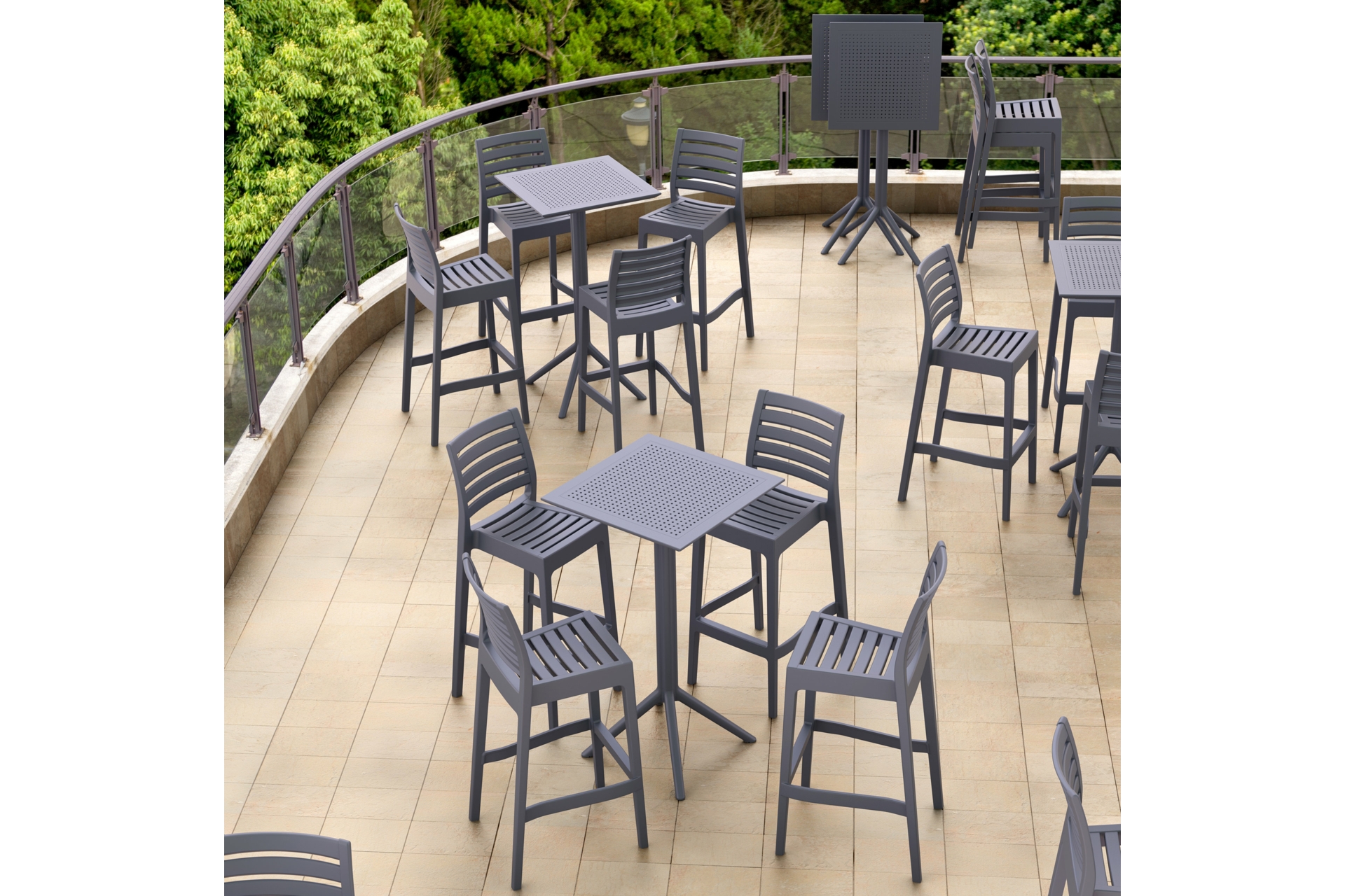 Stół barowy Siesta Sky Folding Black