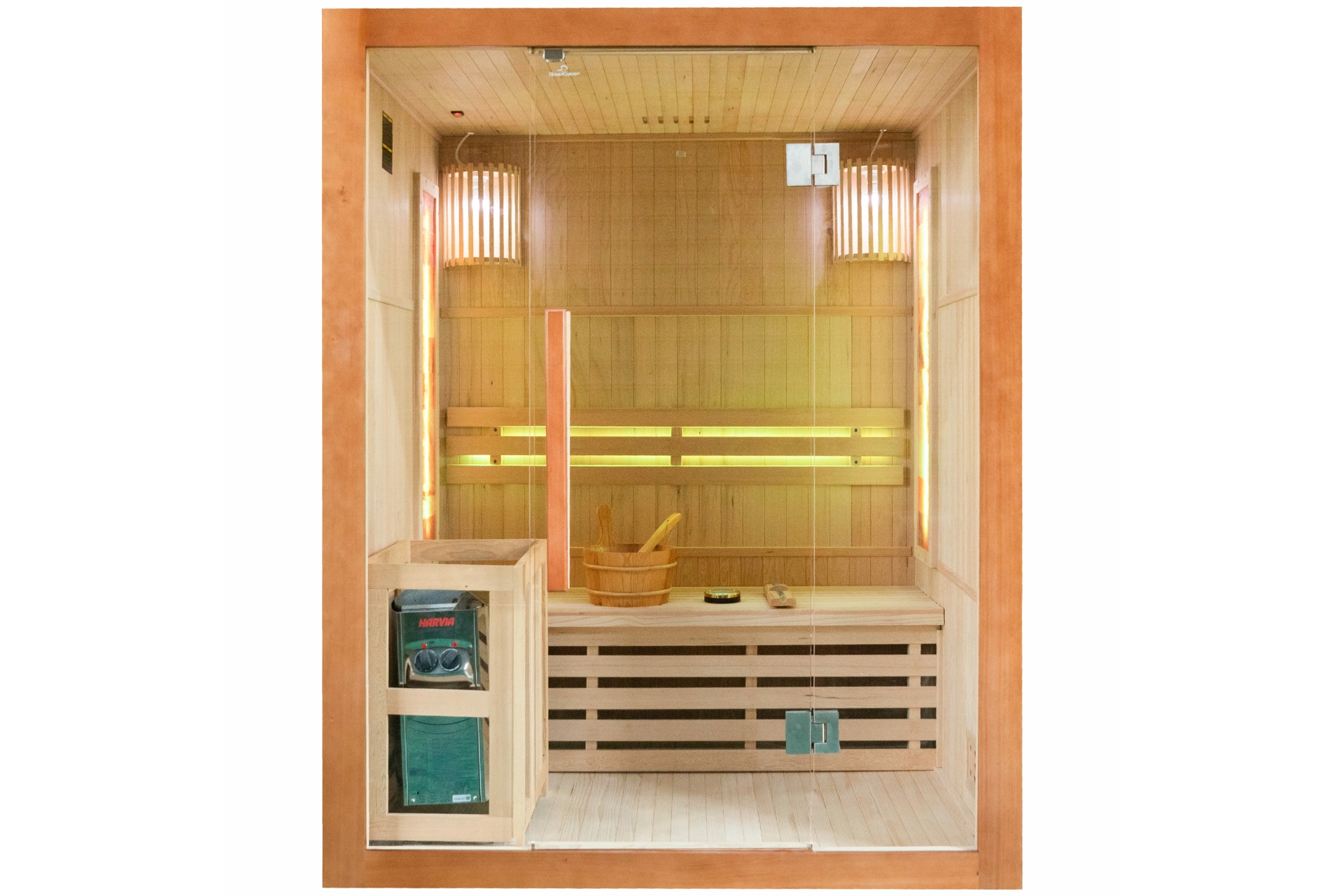 Sauna fińska Nordum Solea 3-osobowa brązowa