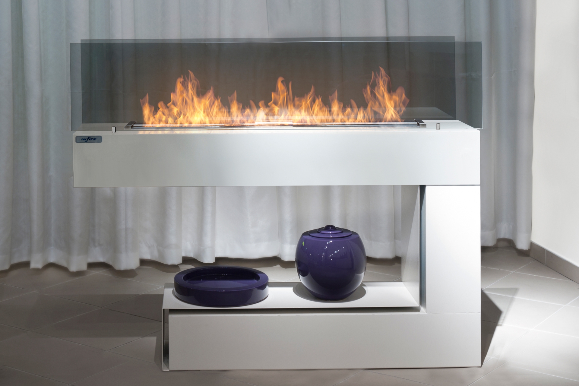 Biokominek Infire Spectrum biały