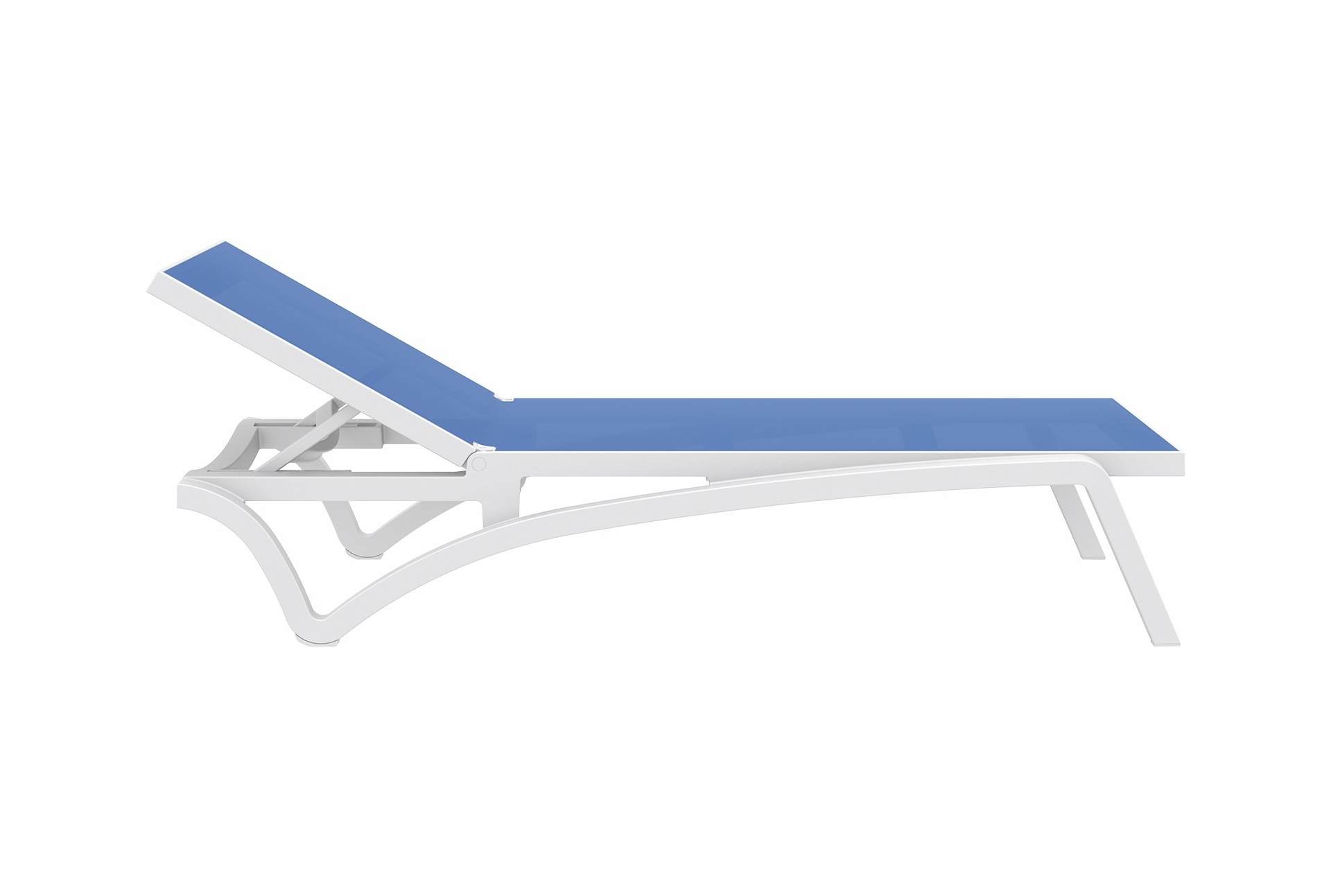 Leżak ogrodowy Siesta Pacific White / Blue