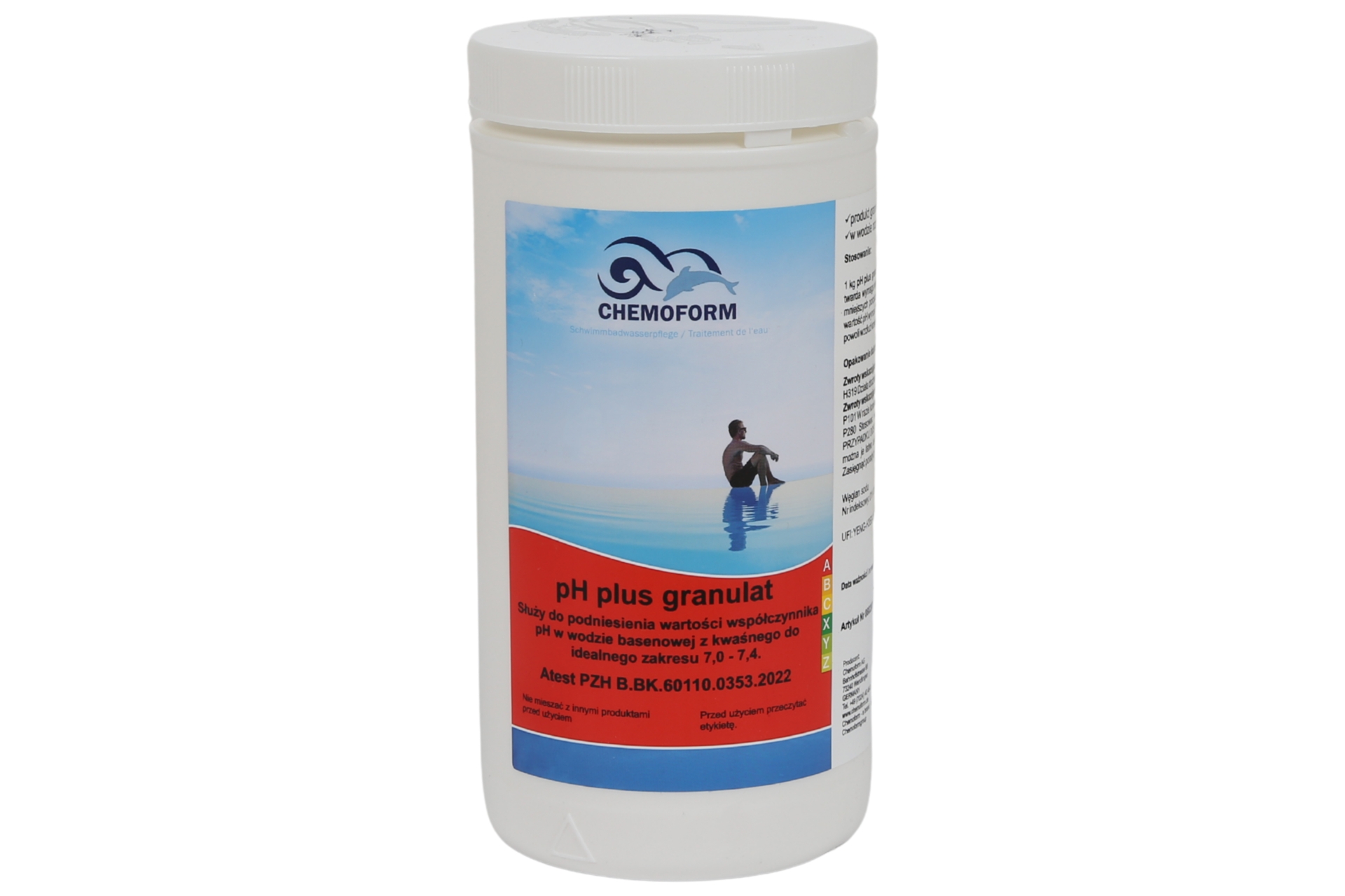 Środek do podnoszenia pH w wannie pH-plus granulat 1 kg