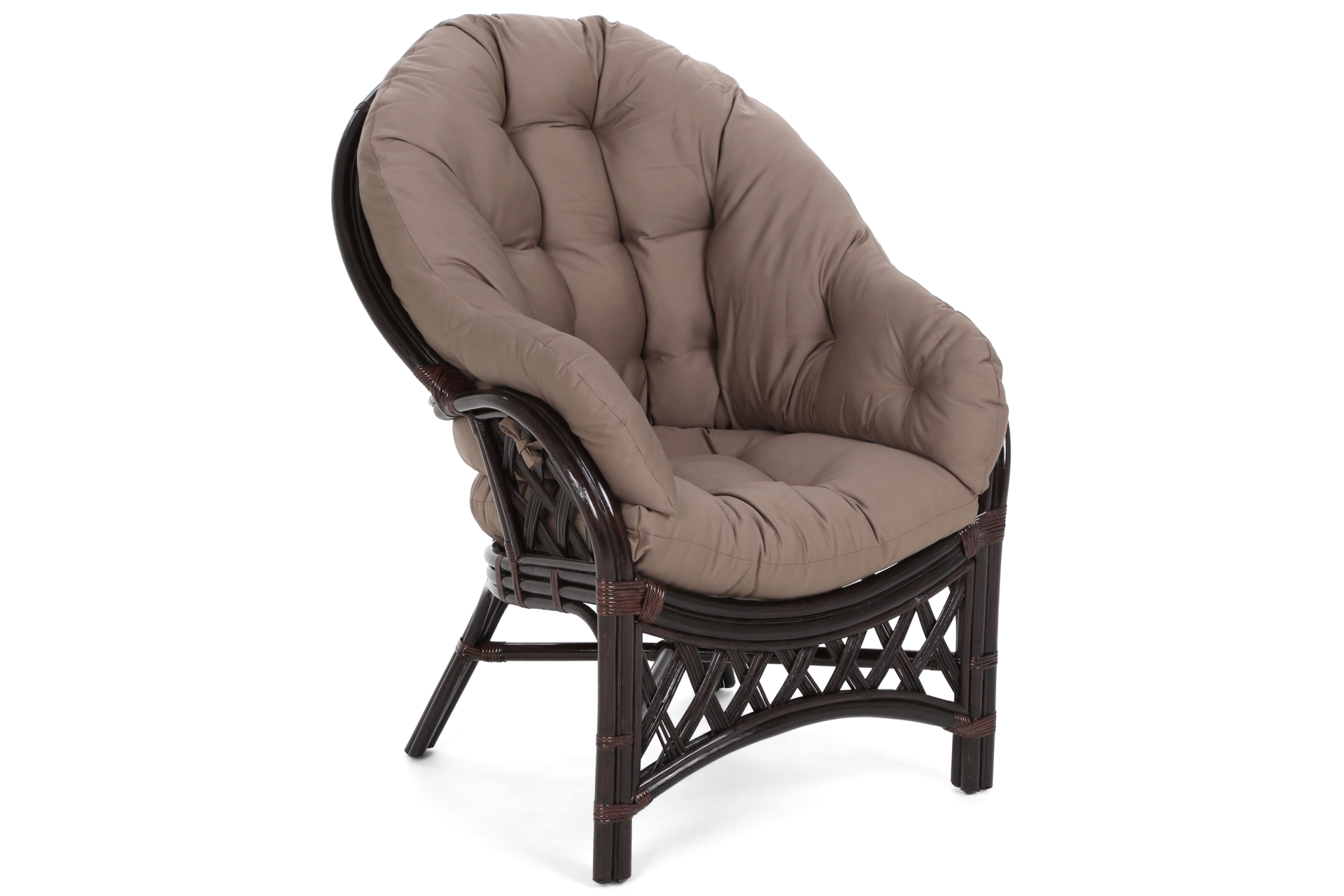 Meble ogrodowe rattanowe Diego Brown / Cappuccino 3+1