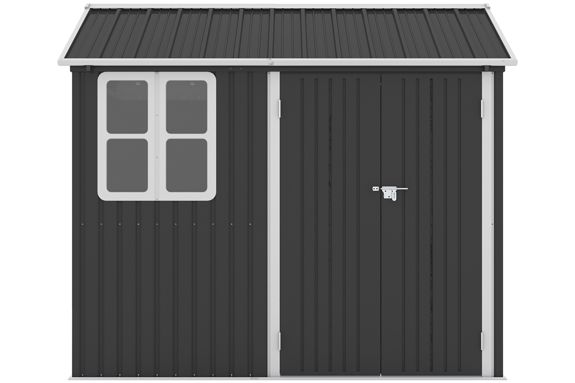 Domek narzędziowy z oknem Randers 253 x 175 cm Domek narzędziowy Randers 253 x 175 cm Grey