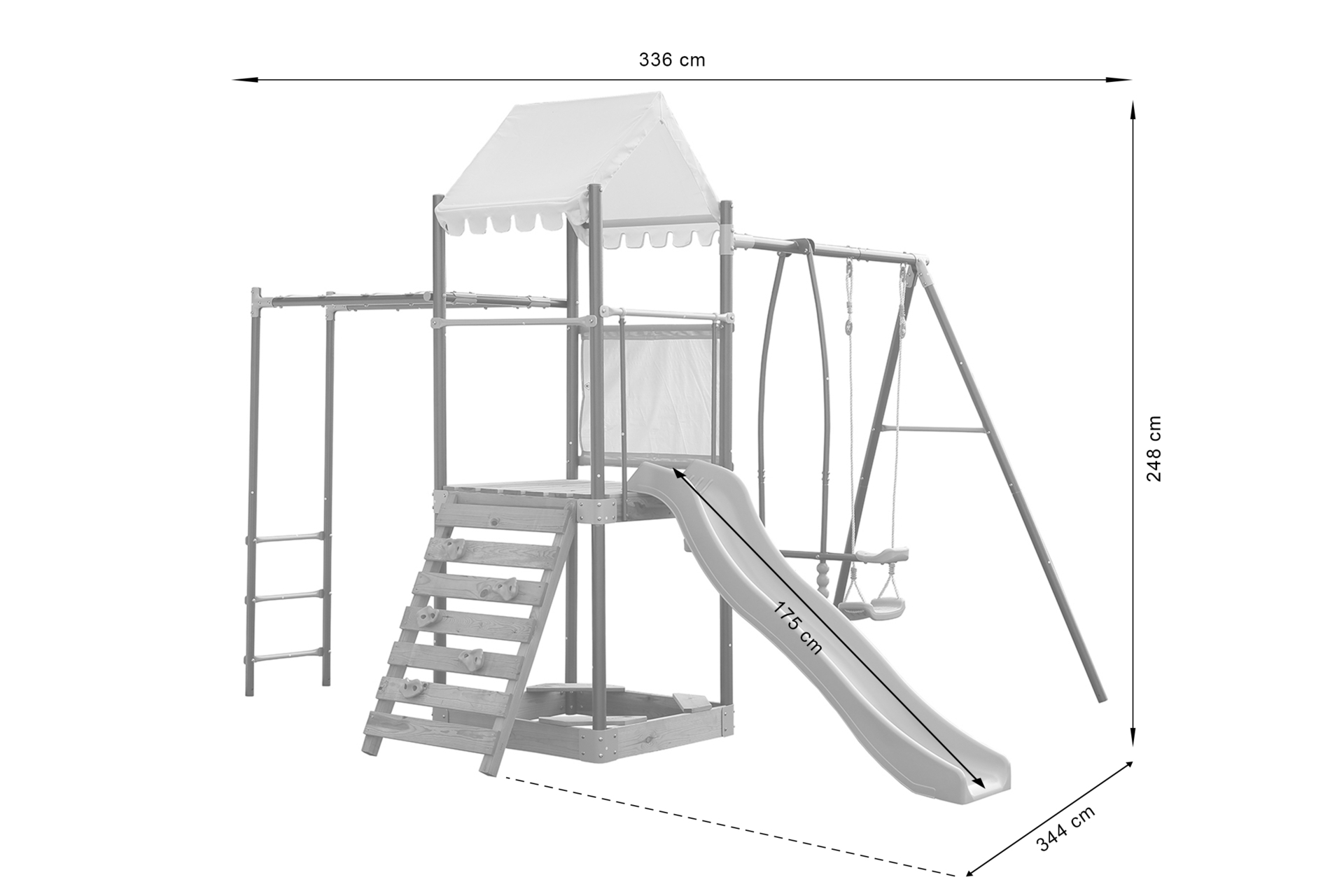 Plac zabaw do ogrodu Zielone Królestwo