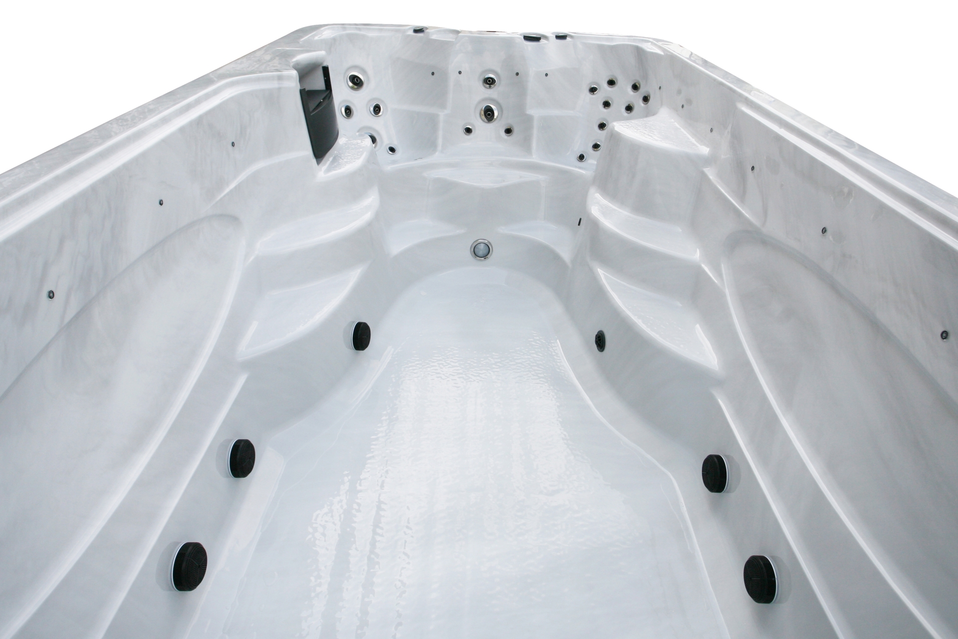 Basen ogrodowy z przeciwprądem i hydromasażem Hanscraft Asgard 480 x 230 cm - całoroczny - ocieplony Basen ogrodowy z przeciwprądem i hydromasażem Hanscraft Asgard 480 x 230 cm