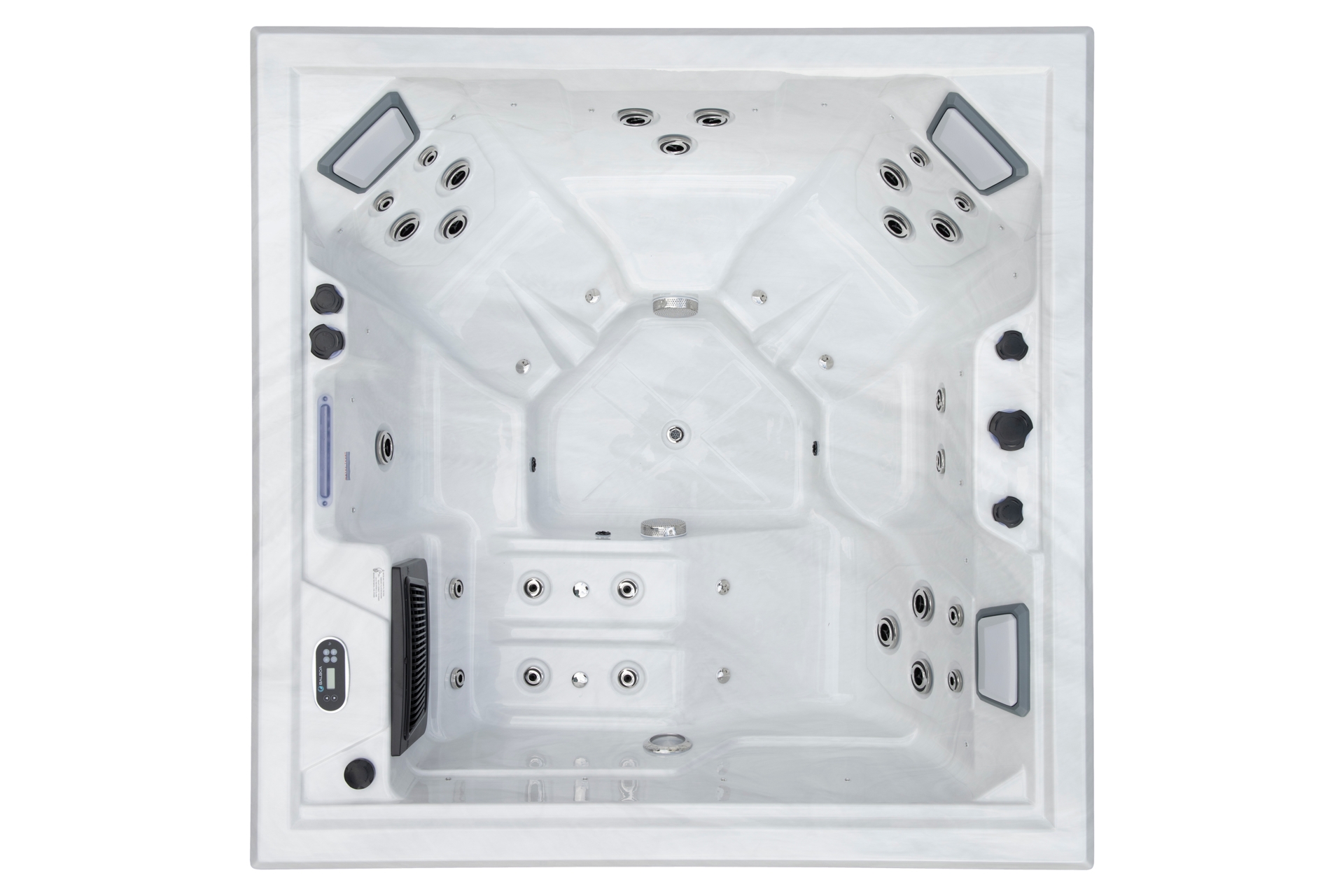 Wanna ogrodowa z hydromasażem Aquess Lunari 3101 3-osobowa