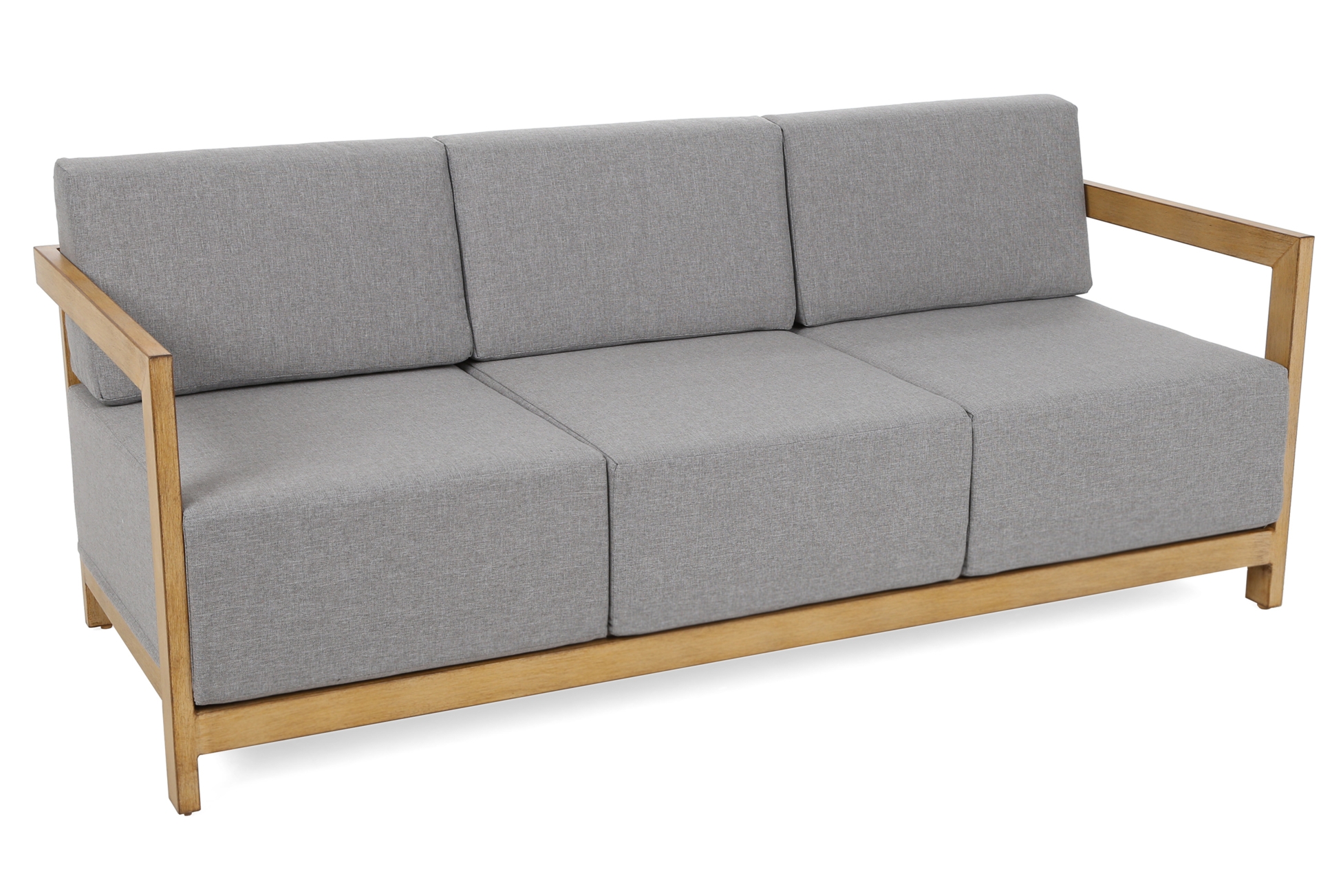 Meble ogrodowe aluminiowe Lyon Teak / Fog Grey