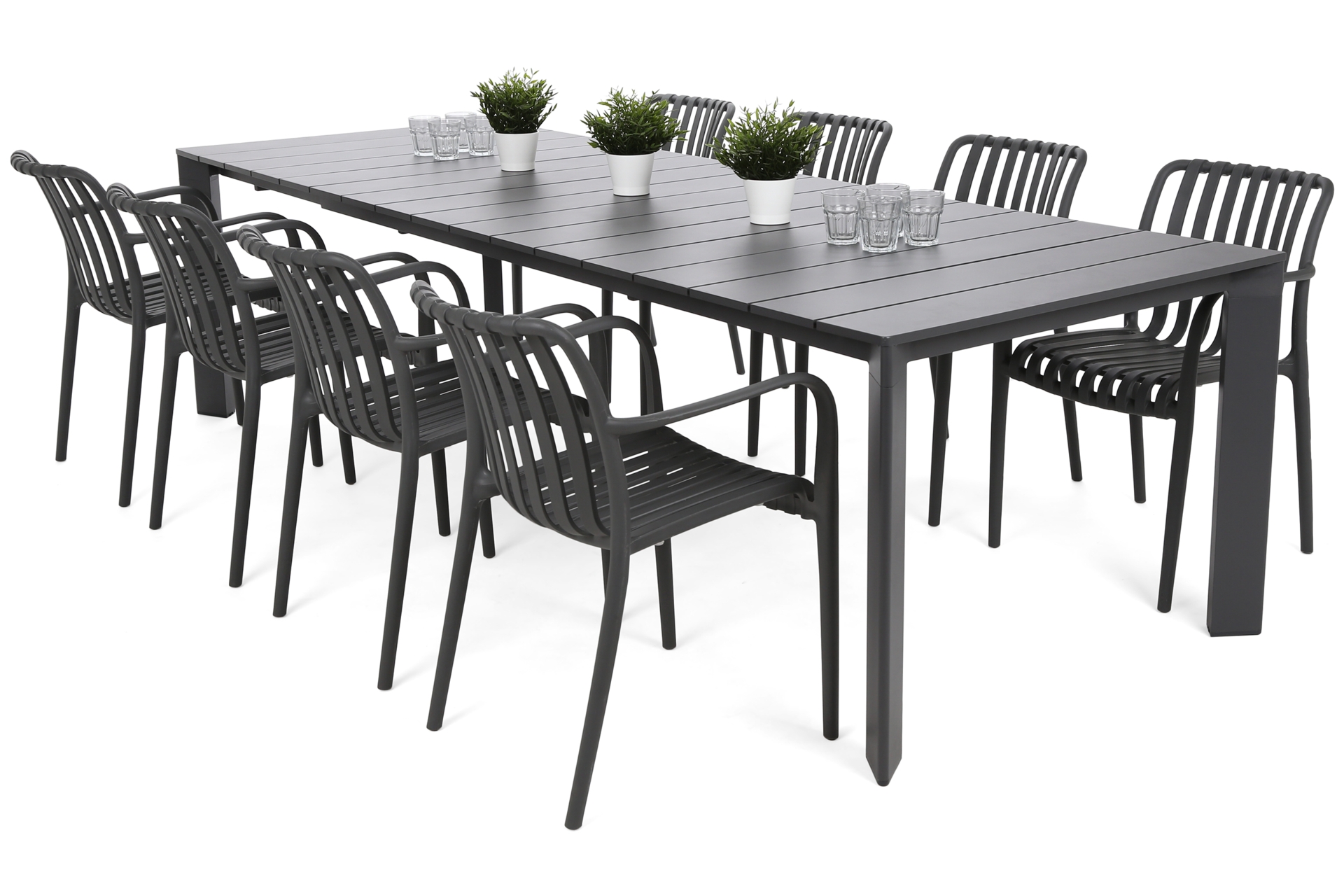 Meble ogrodowe Marsala Lomi Grey 8+1