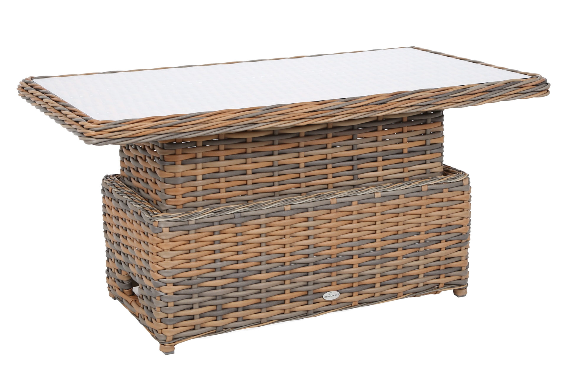 Meble ogrodowe technorattanowe Foggia Flex Ginger Melange / Dark Grey