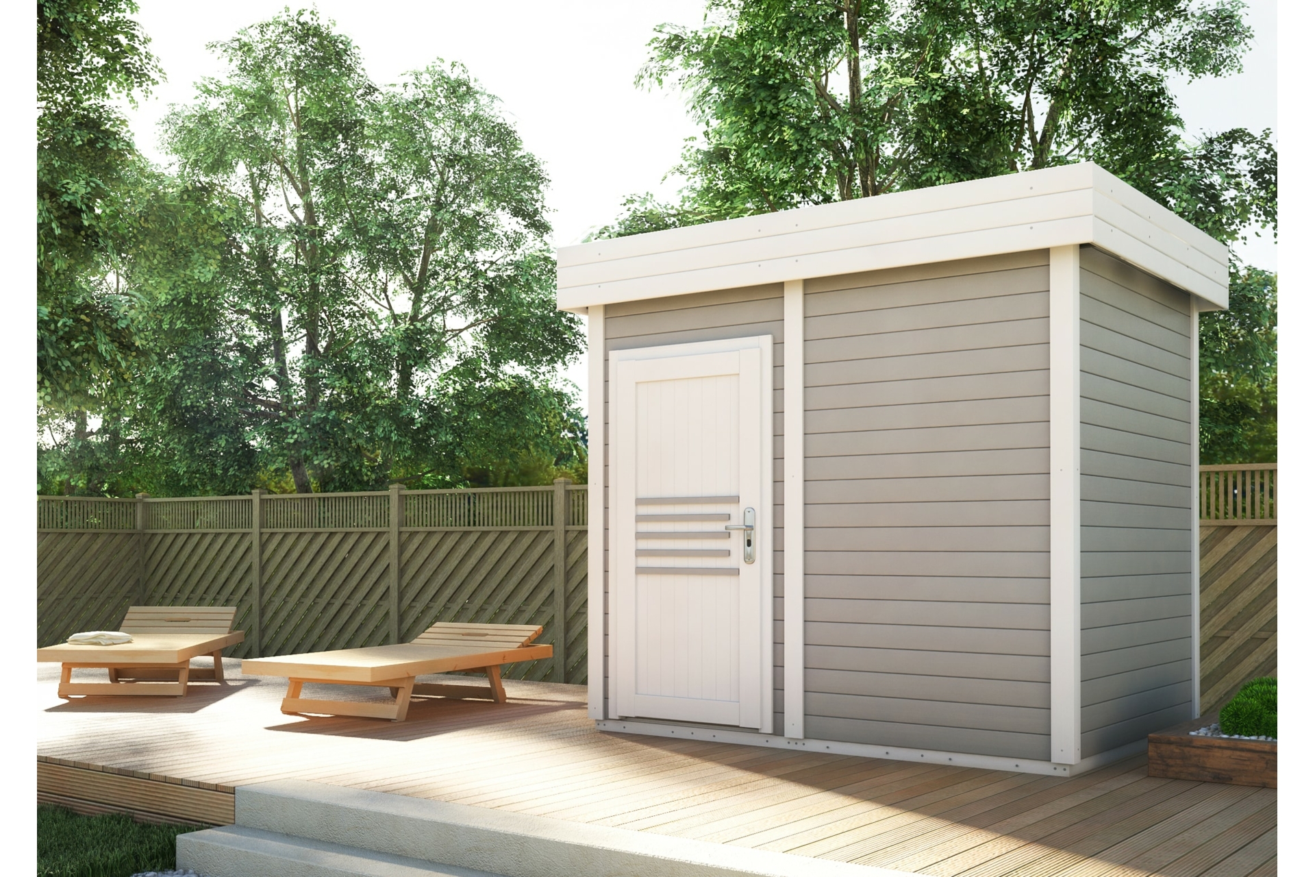 Sauna fińska zewnętrzna Prymulka Sauna fińska zewnętrzna Megiw Prymulka