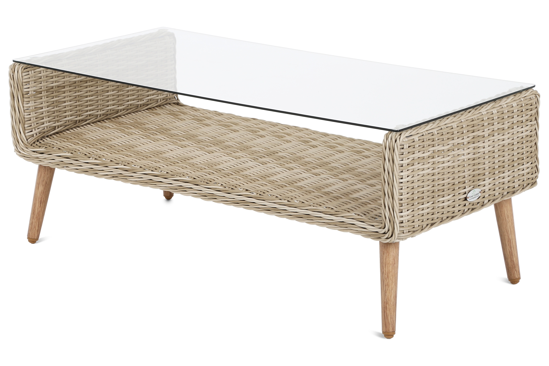 Meble ogrodowe technorattanowe Almeria Beige / Beige Melange